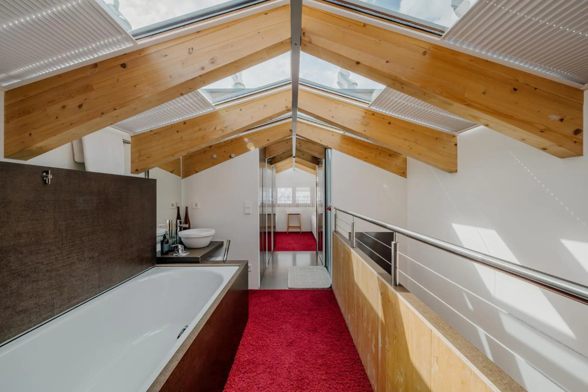 Bath, Bed in LAMA Appartement