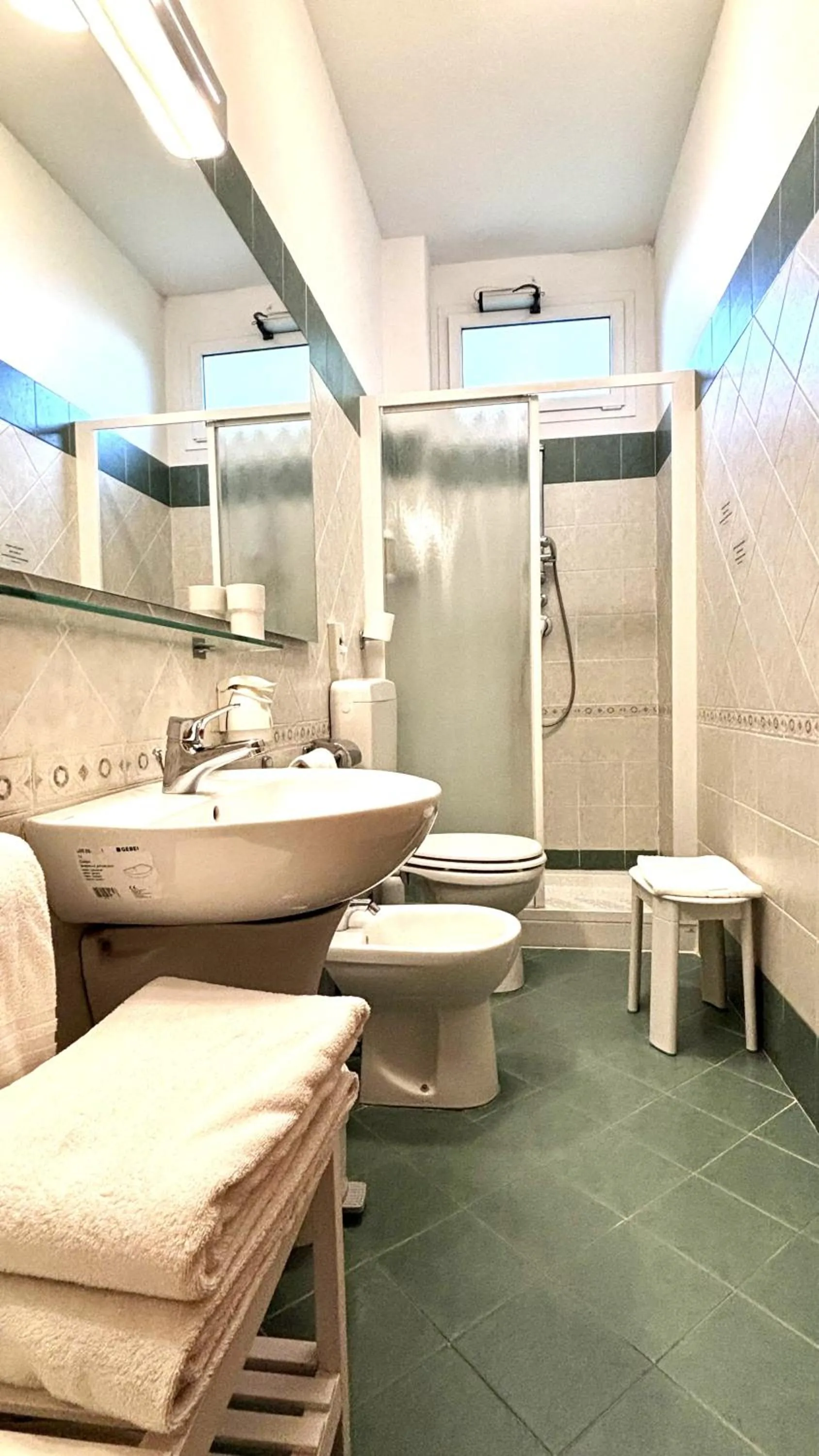 Bathroom in Pinetina Mare Baby Family Hotel