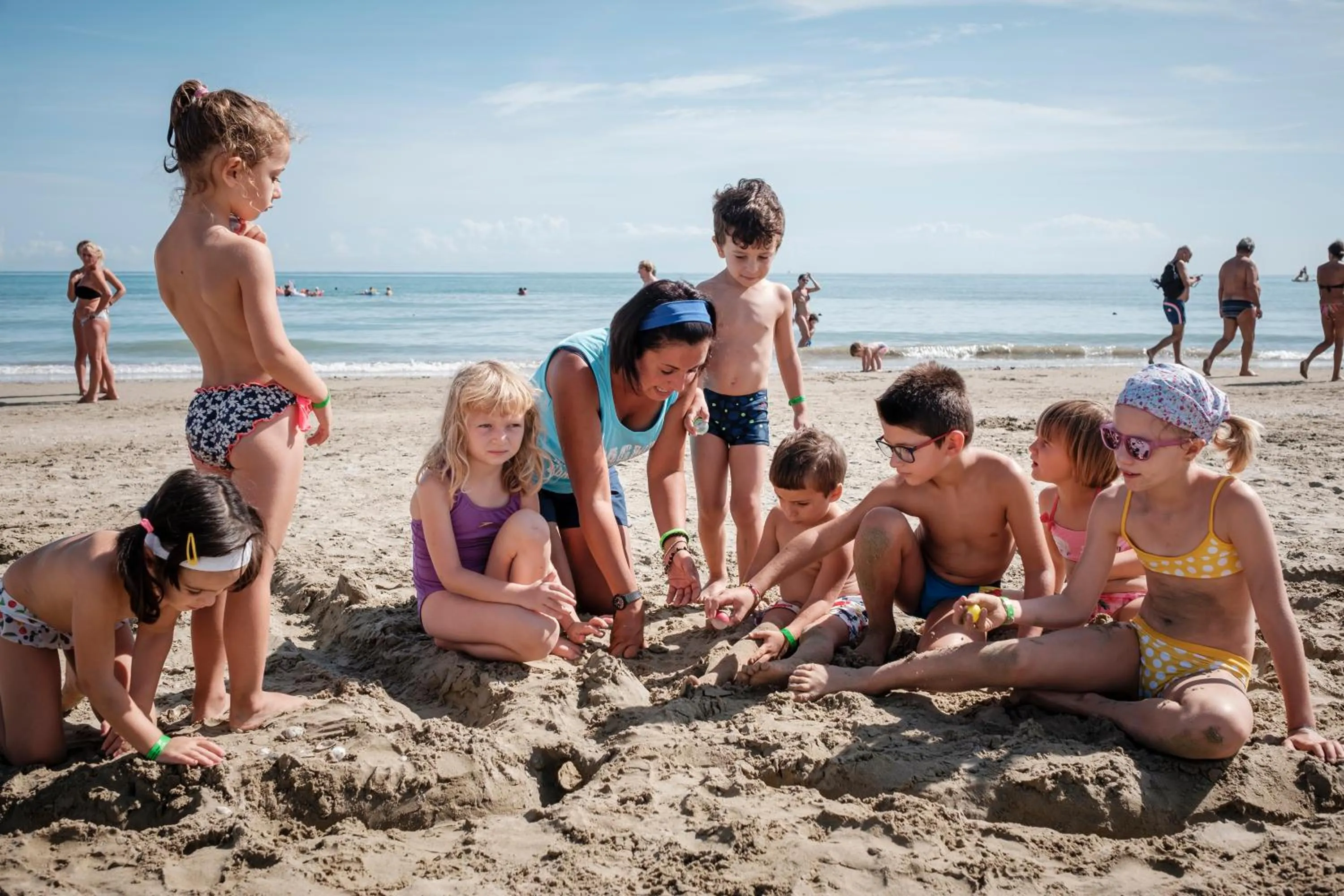 People in Pinetina Mare Baby Family Hotel