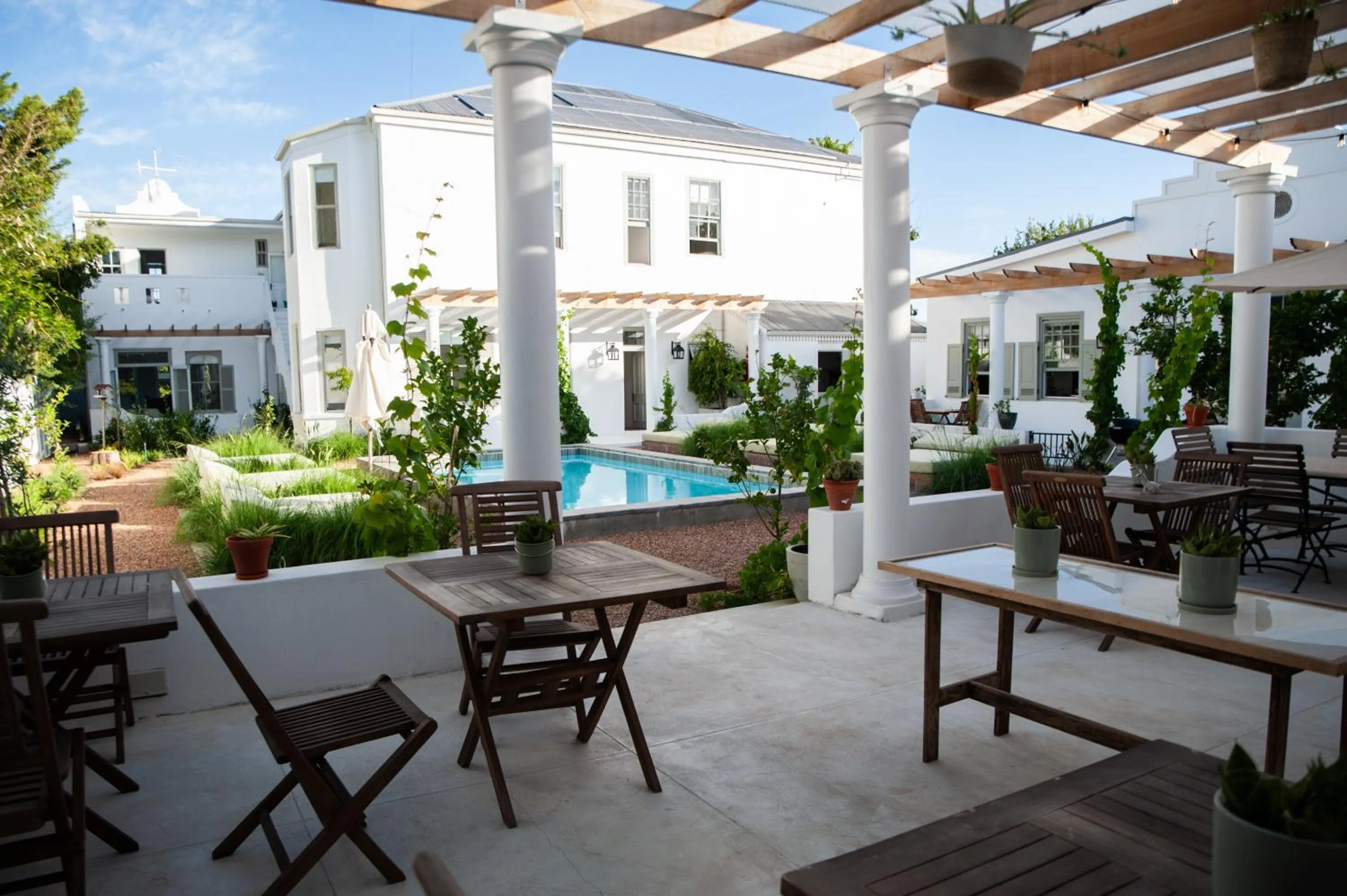 Patio in The Grand Hotel Robertson