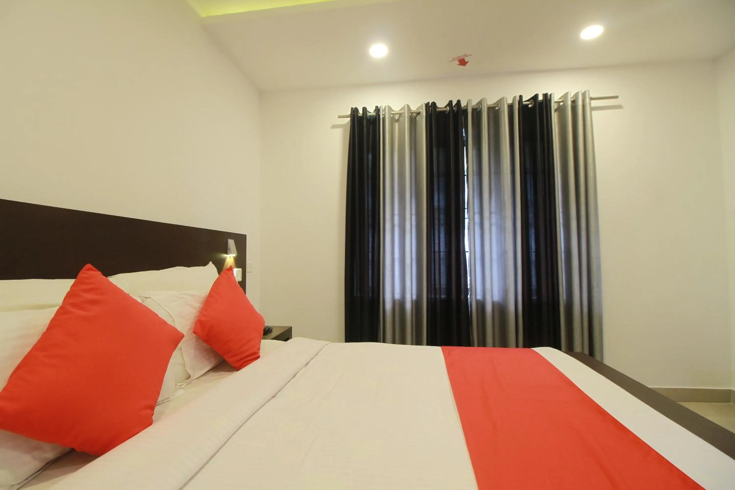 Bed in Half Moon Residency Calicut