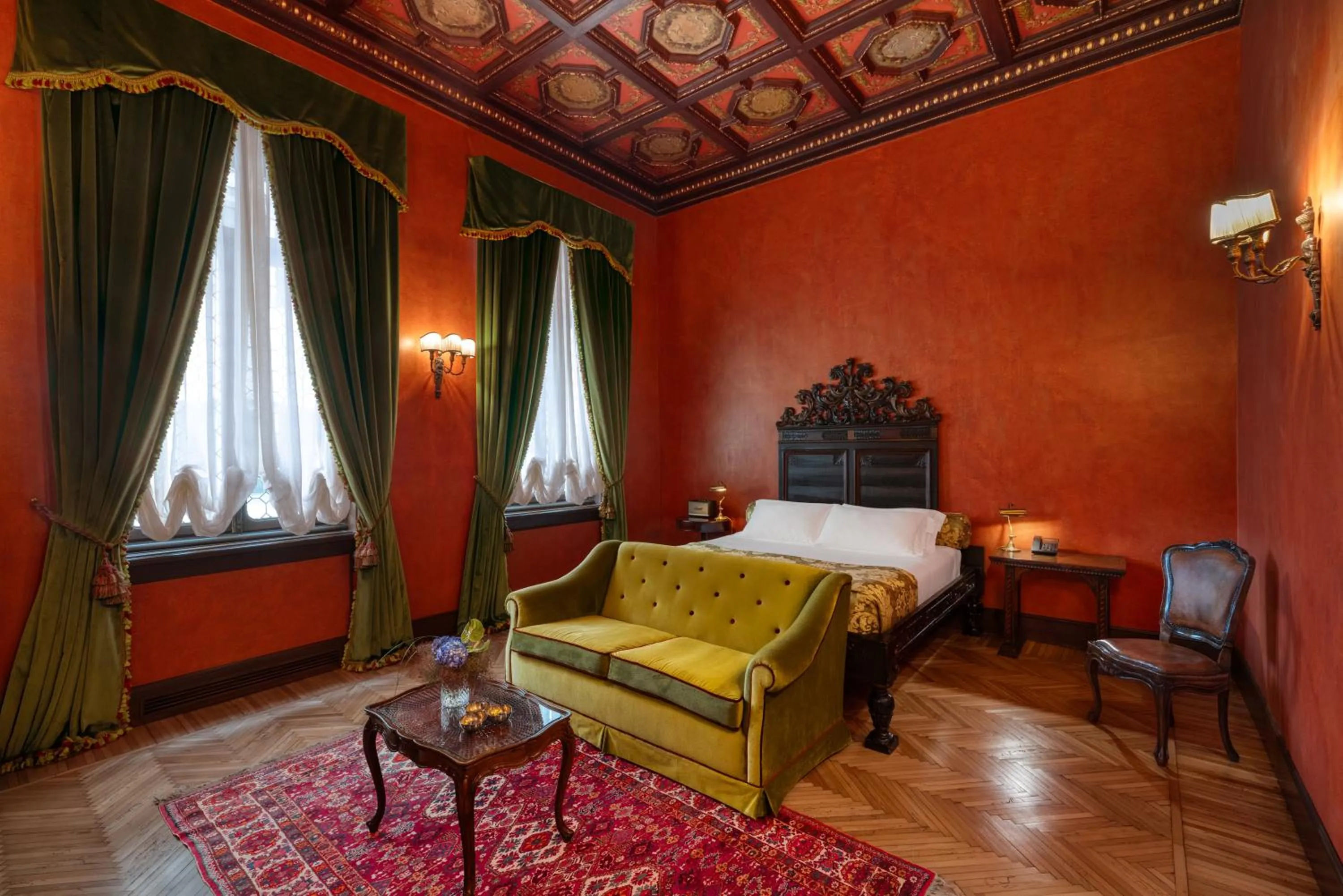 Bed in Hotel Locarno