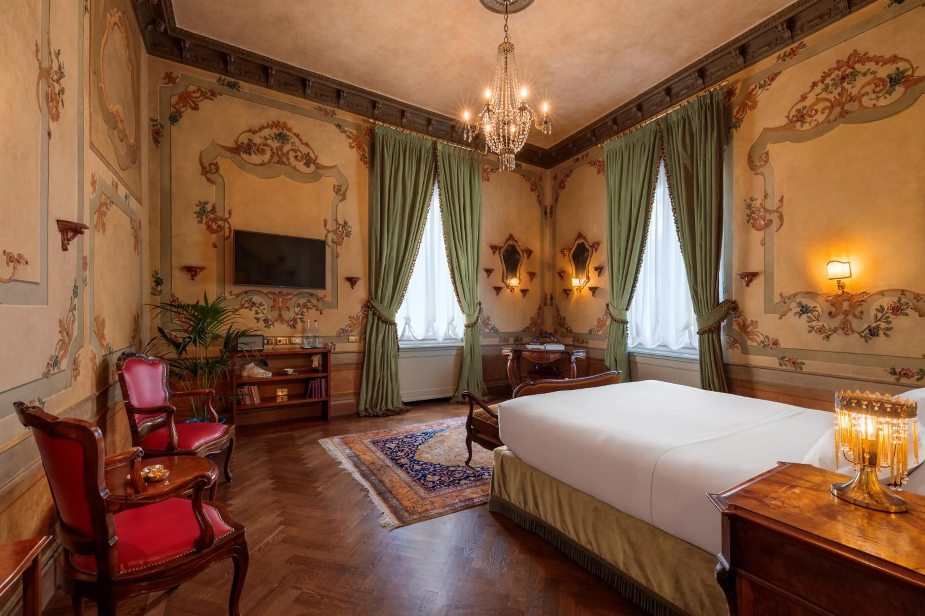 Bed in Hotel Locarno