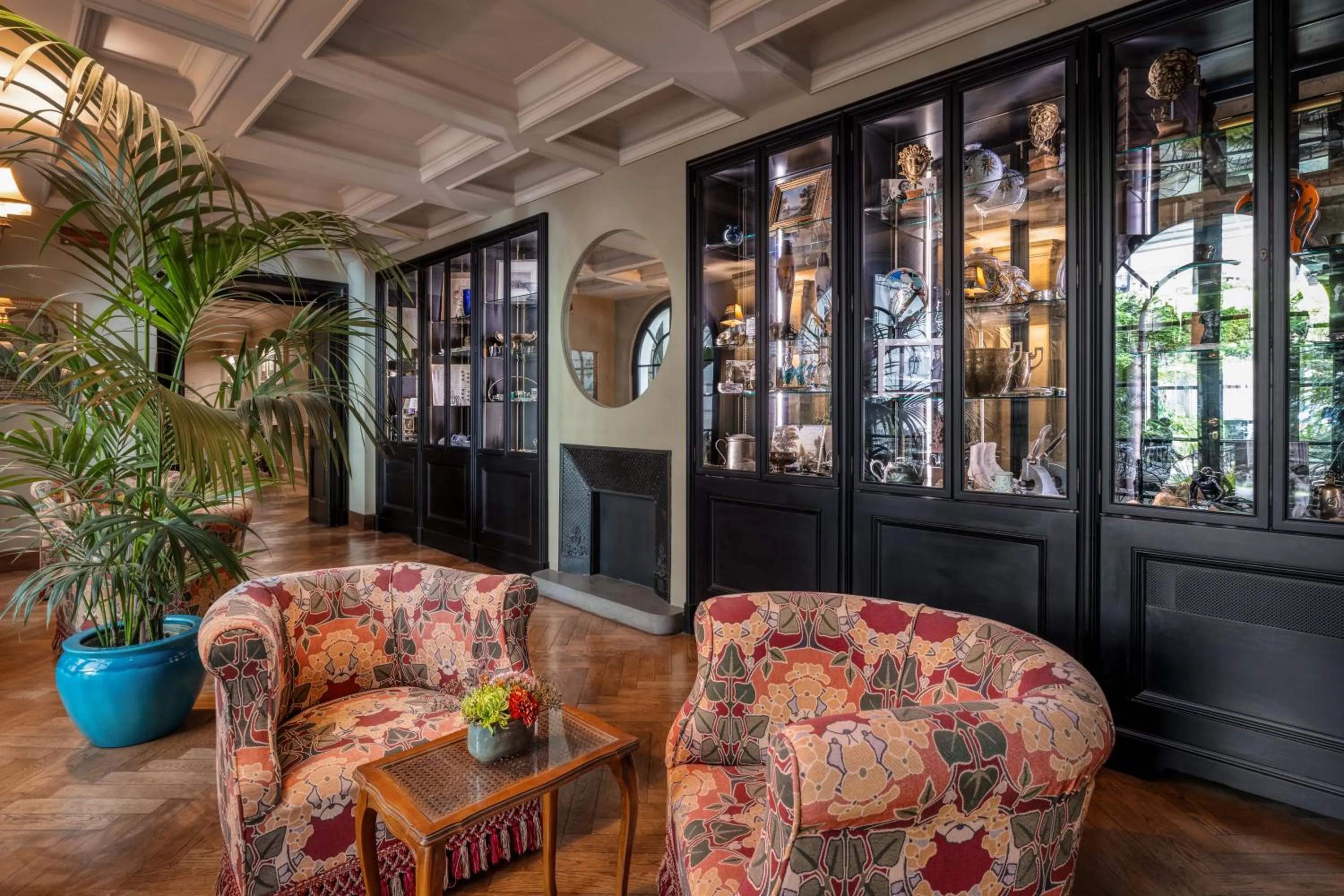 Lobby or reception in Hotel Locarno