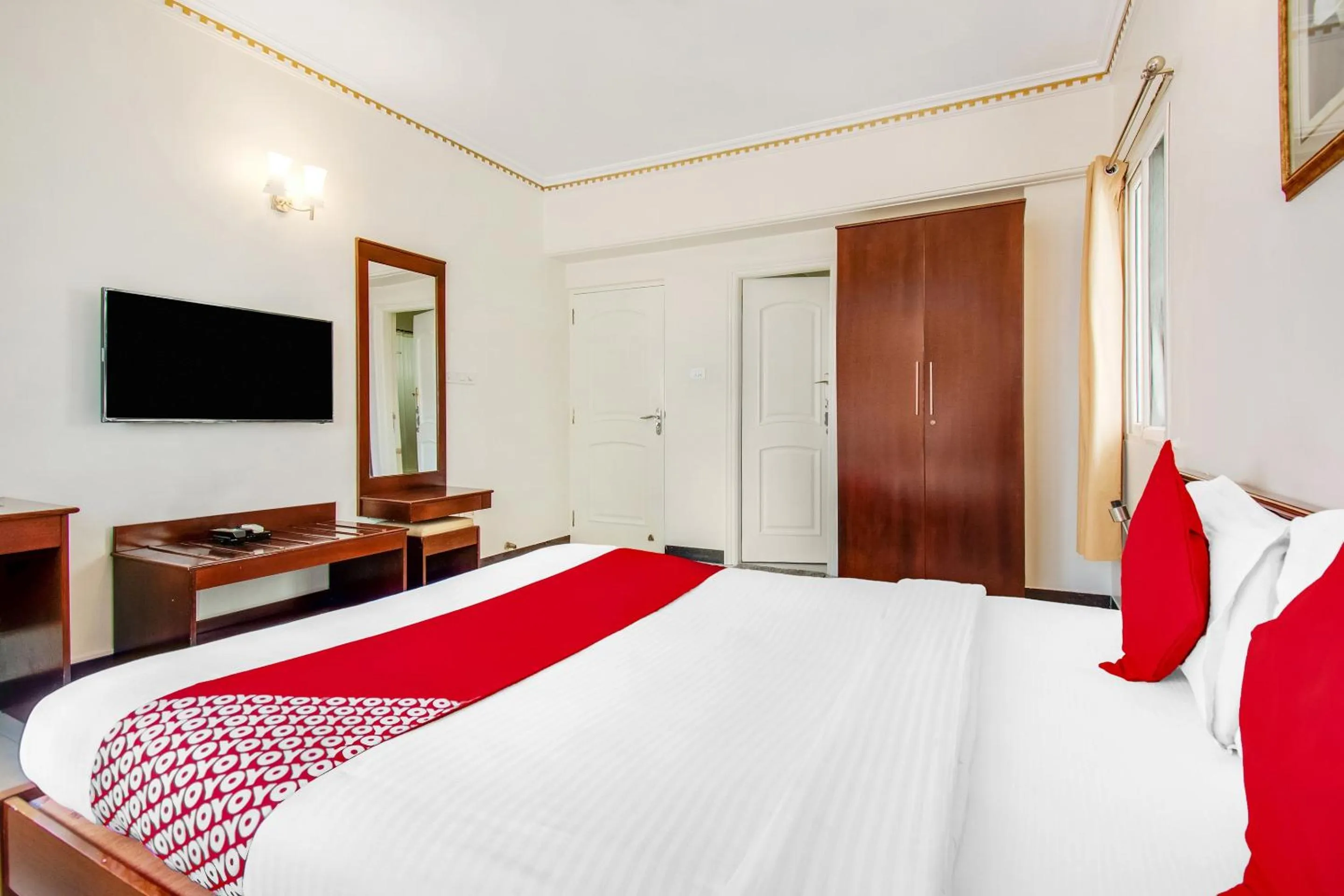 Bedroom, Bed in Super Hotel O Resida Elite Service Apartments Near Manipal hospital