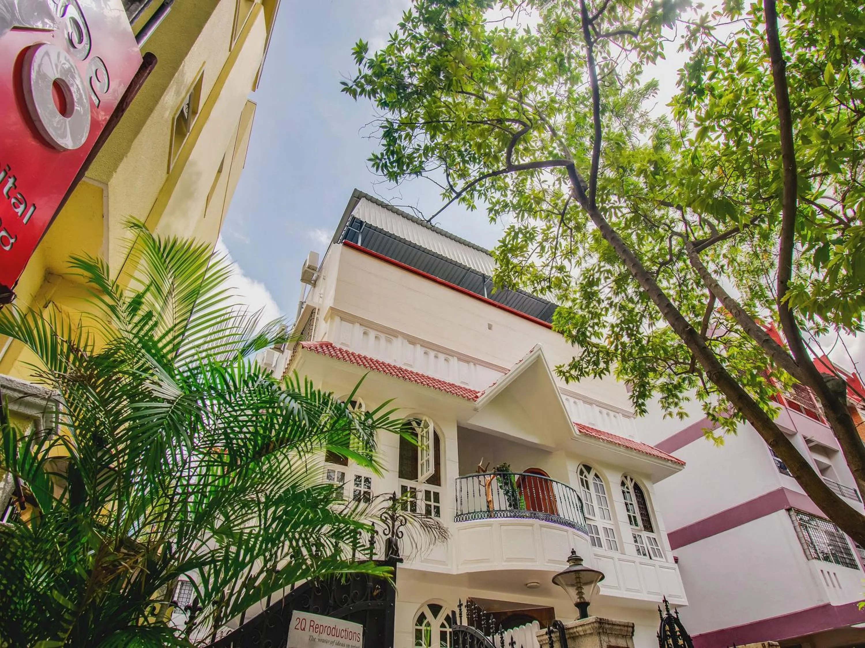 Facade/entrance in Super Hotel O Resida Elite Service Apartments Near Manipal hospital