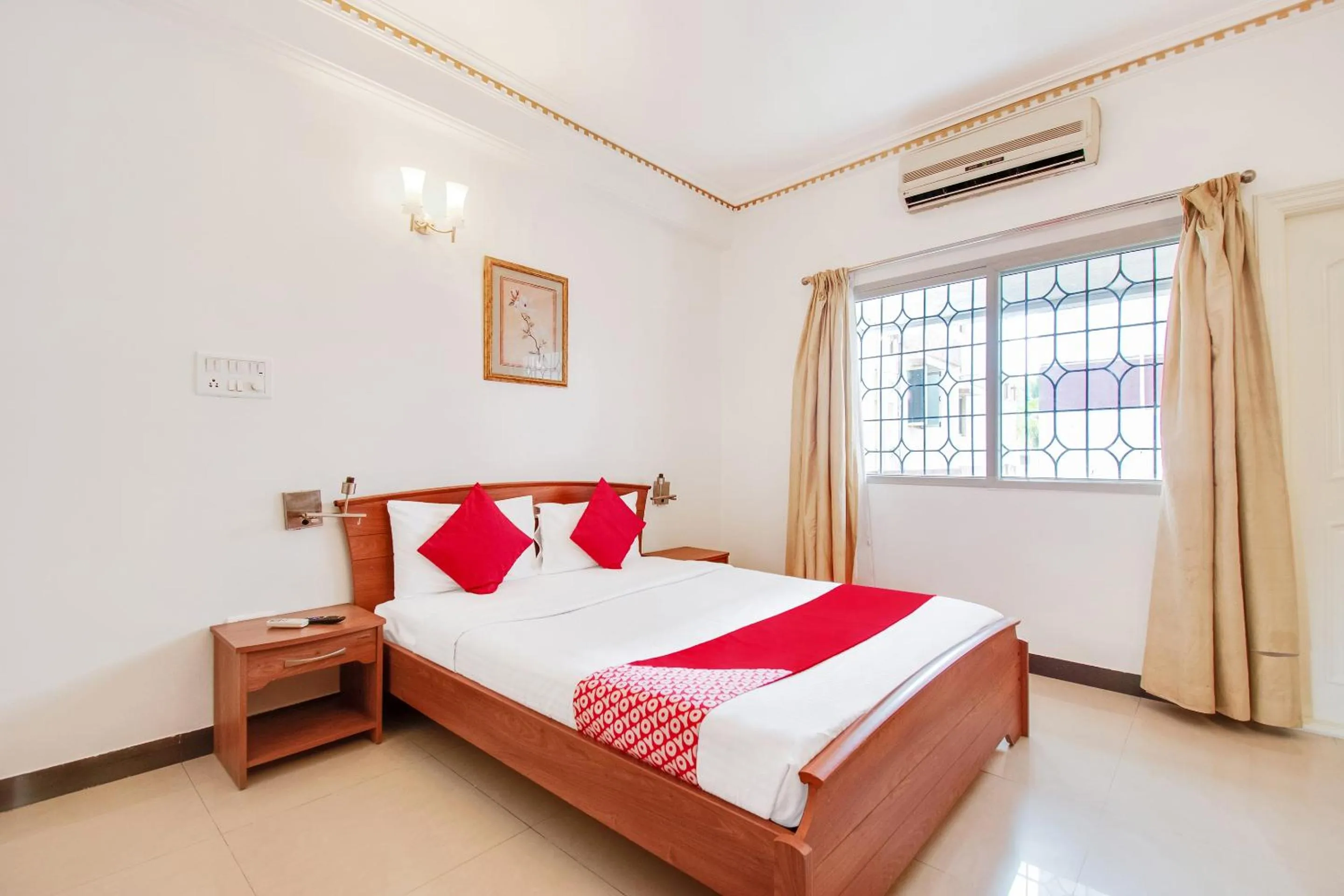 Bedroom, Bed in Super Hotel O Resida Elite Service Apartments Near Manipal hospital