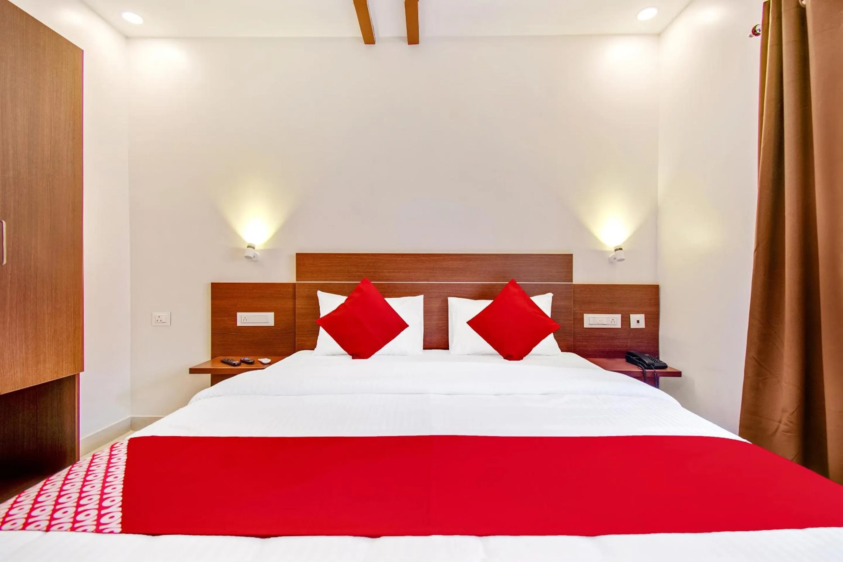 Bedroom, Bed in Super Hotel O Resida Elite Service Apartments Near Manipal hospital