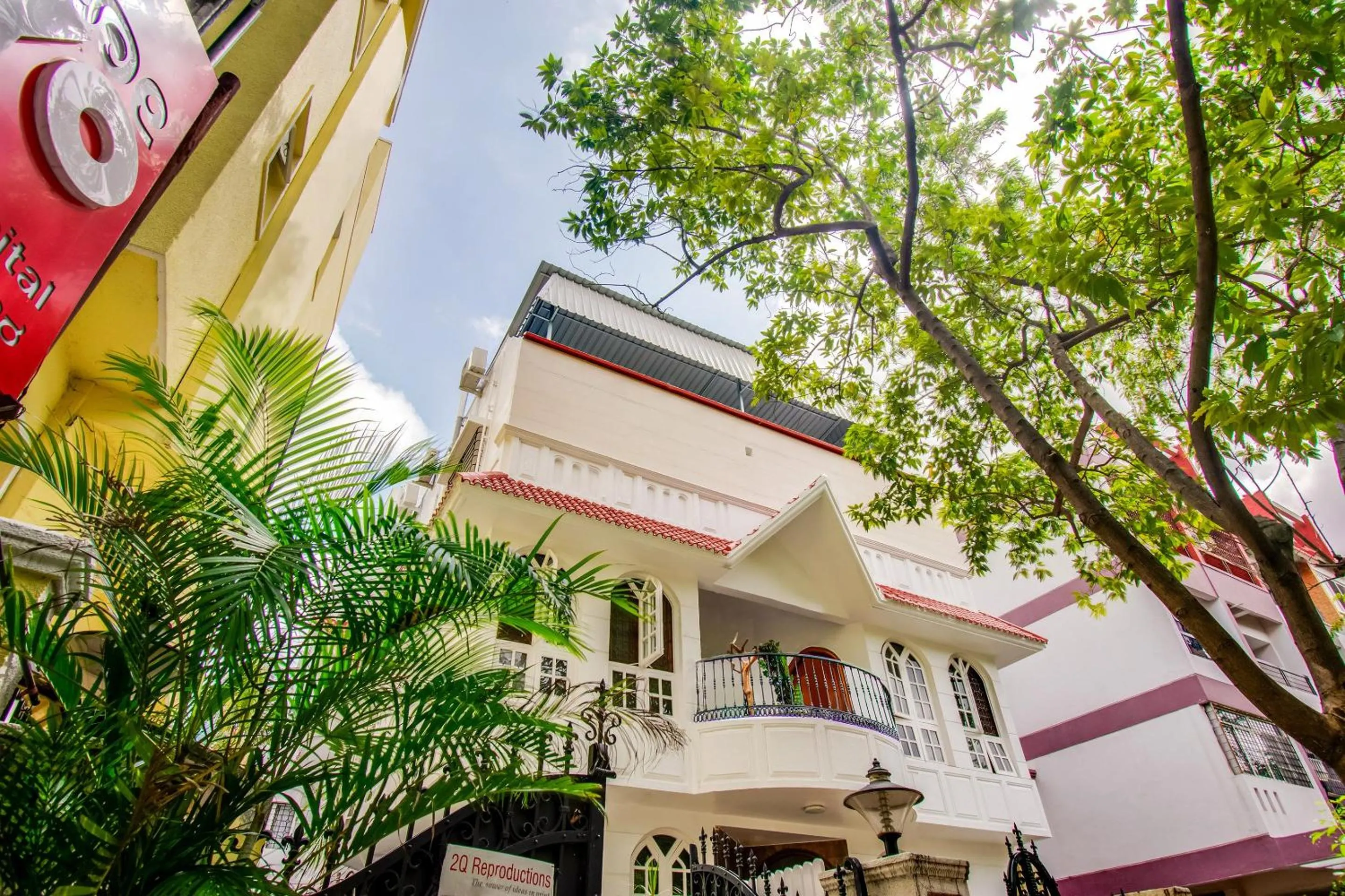 Facade/entrance in Super Hotel O Resida Elite Service Apartments Near Manipal hospital