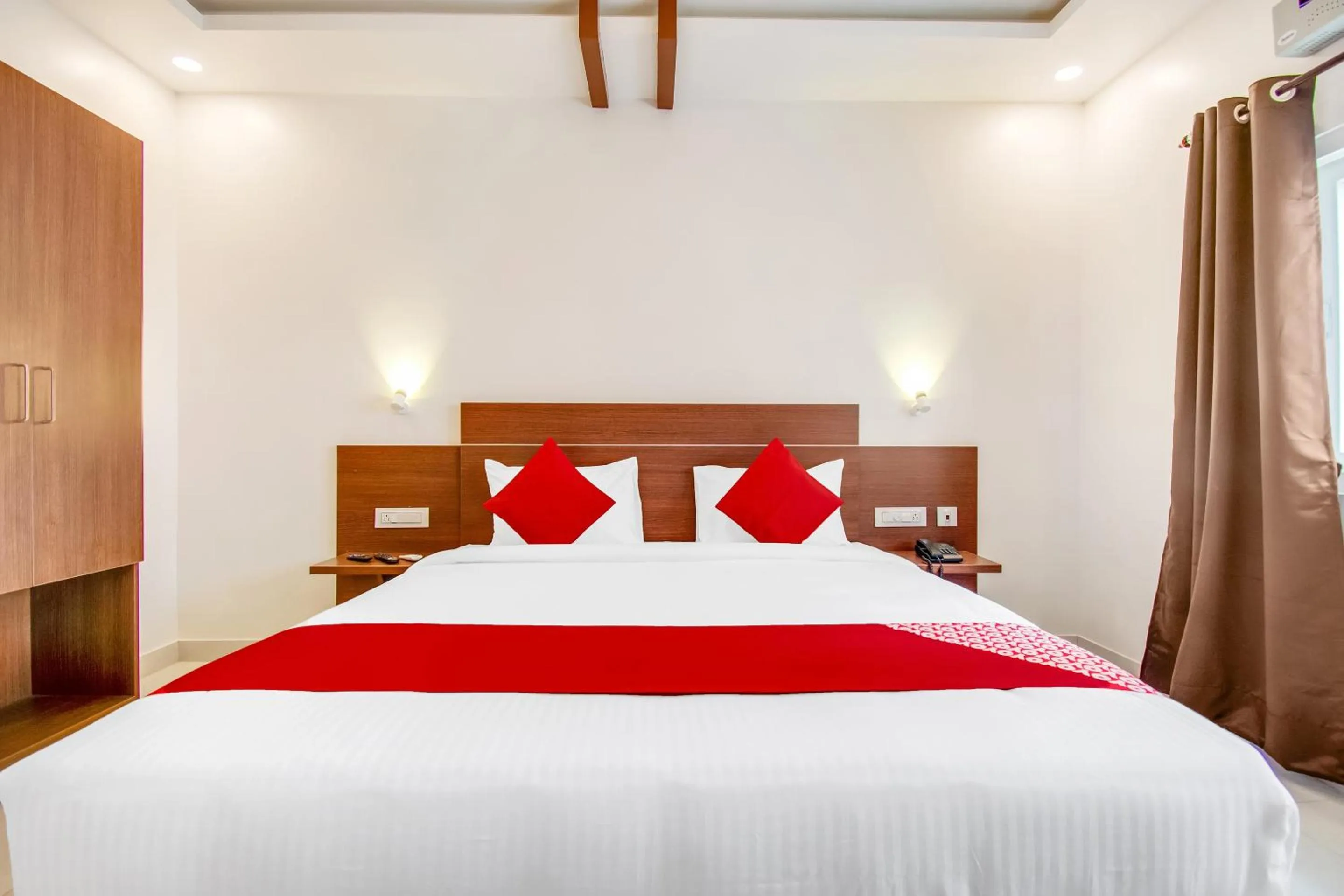 Bedroom, Bed in Super Hotel O Resida Elite Service Apartments Near Manipal hospital