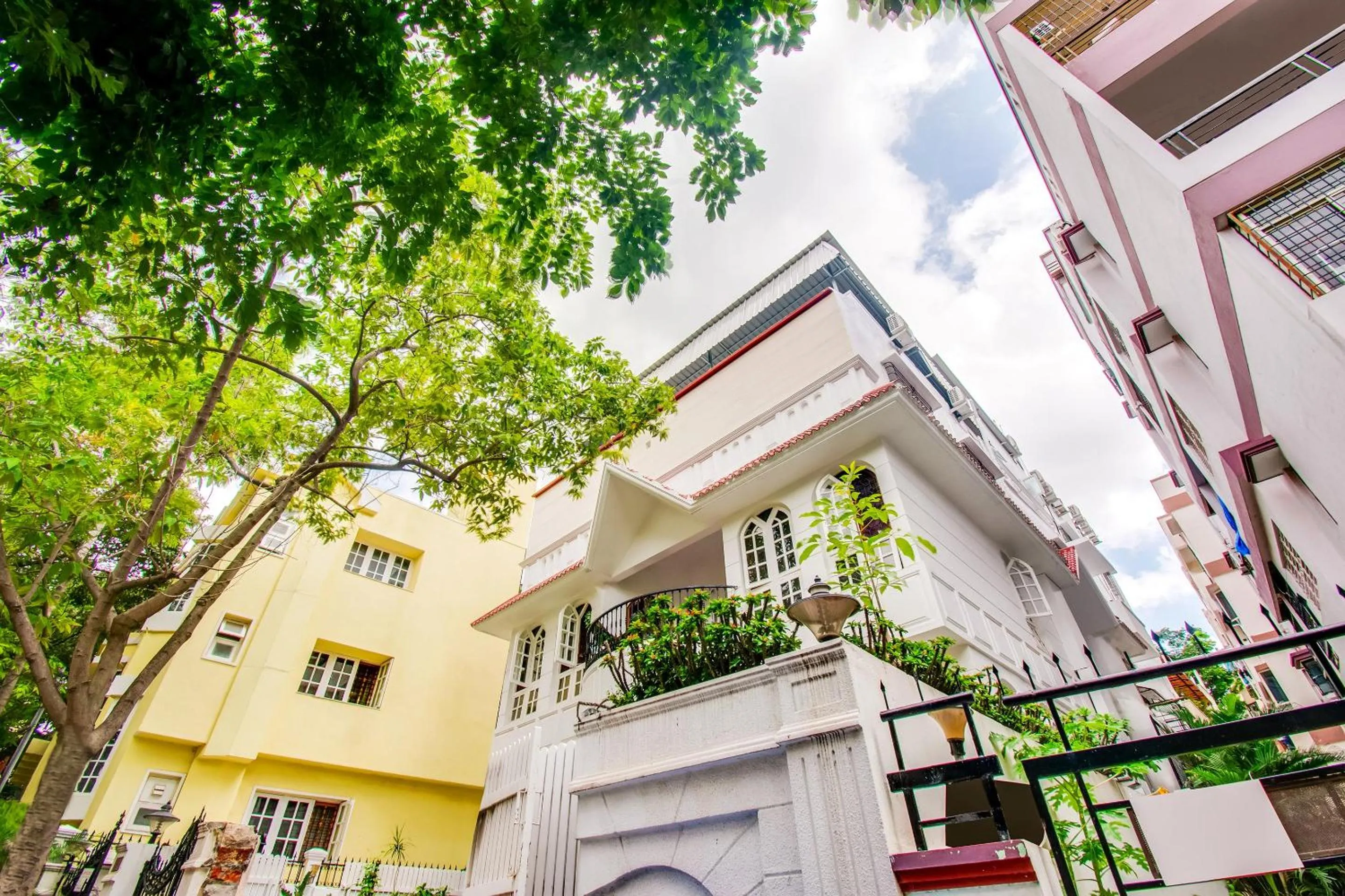 Facade/entrance in Super Hotel O Resida Elite Service Apartments Near Manipal hospital