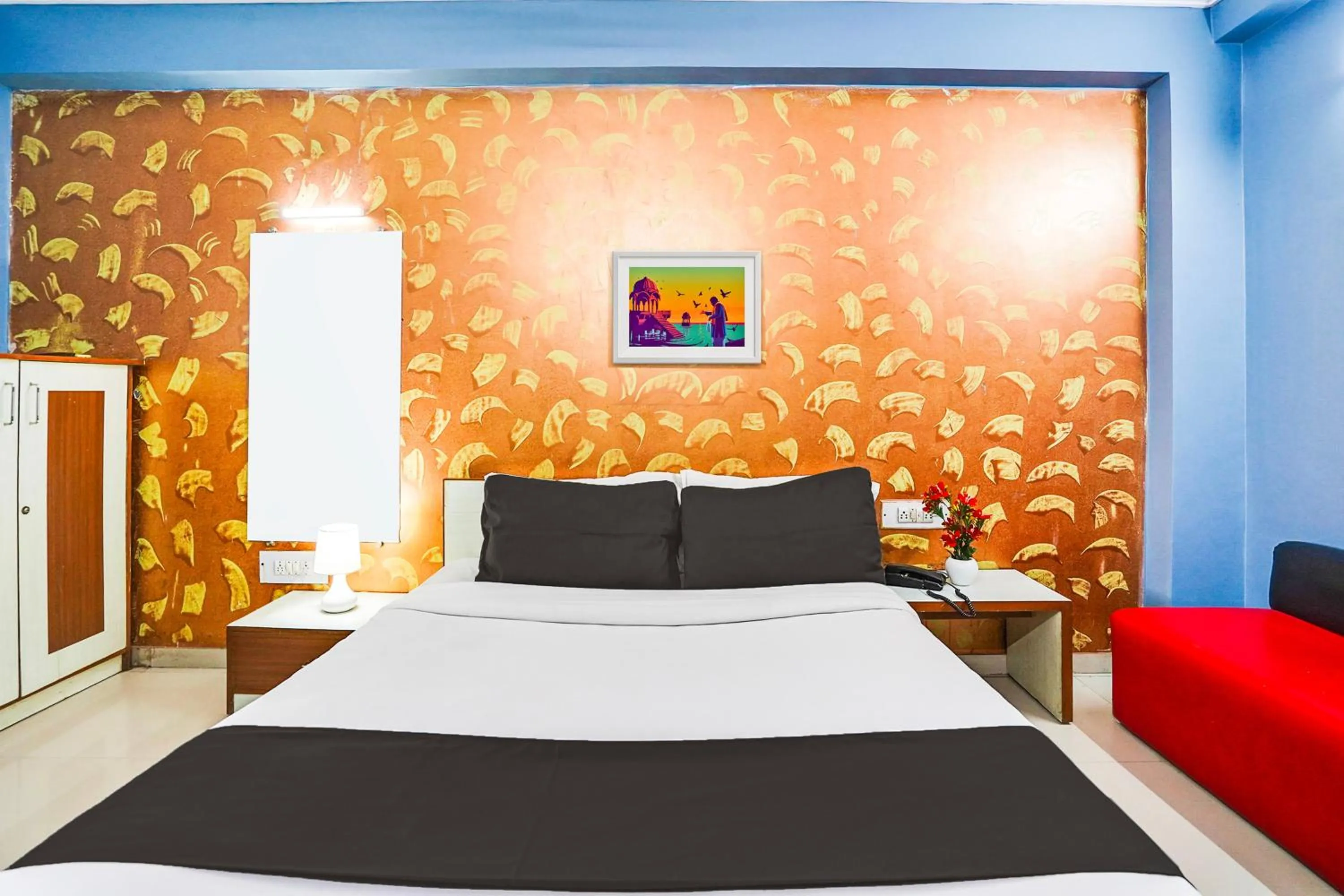 Bedroom, Bed in Hotel O Vibrant Residency