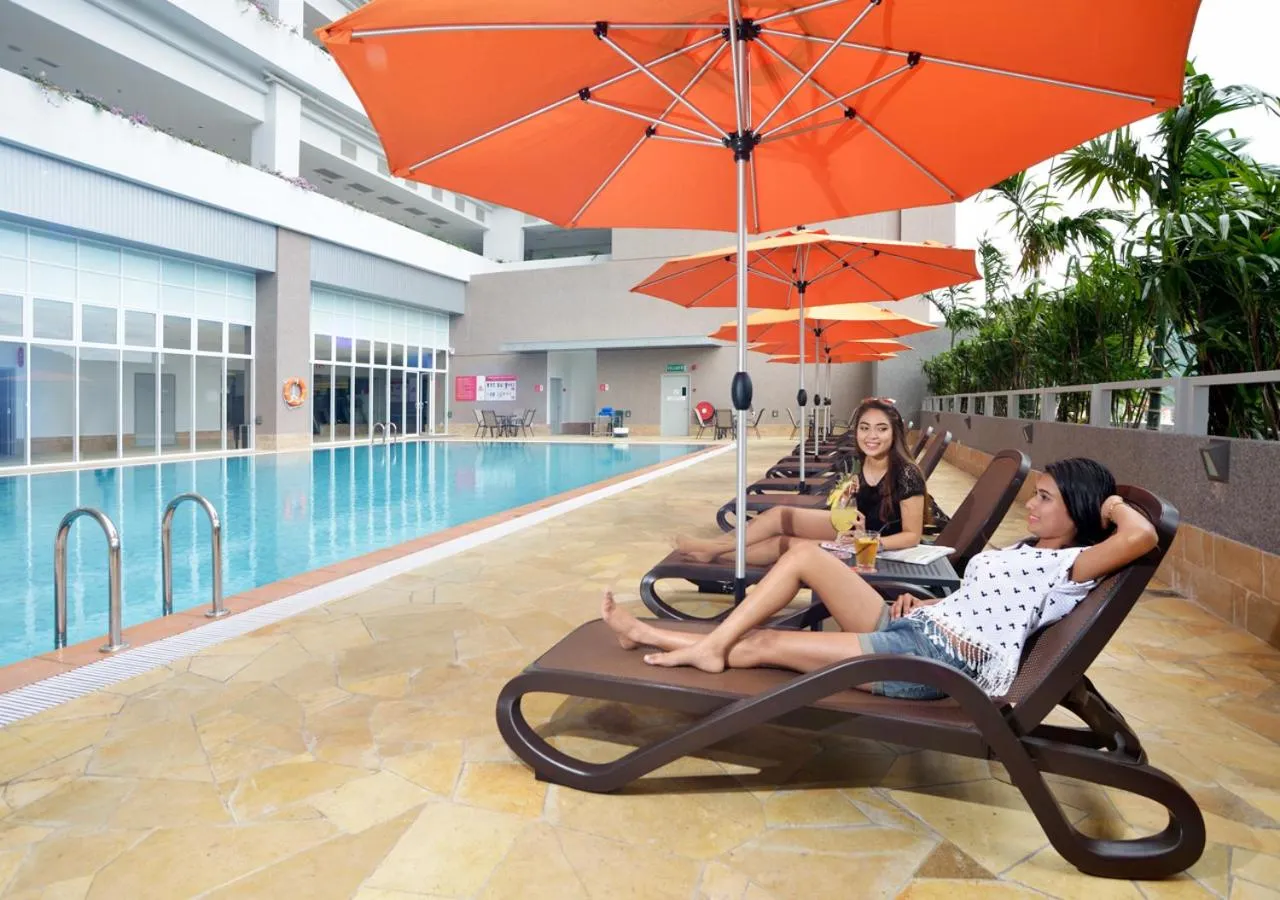 Swimming pool in Lexis Suites Penang