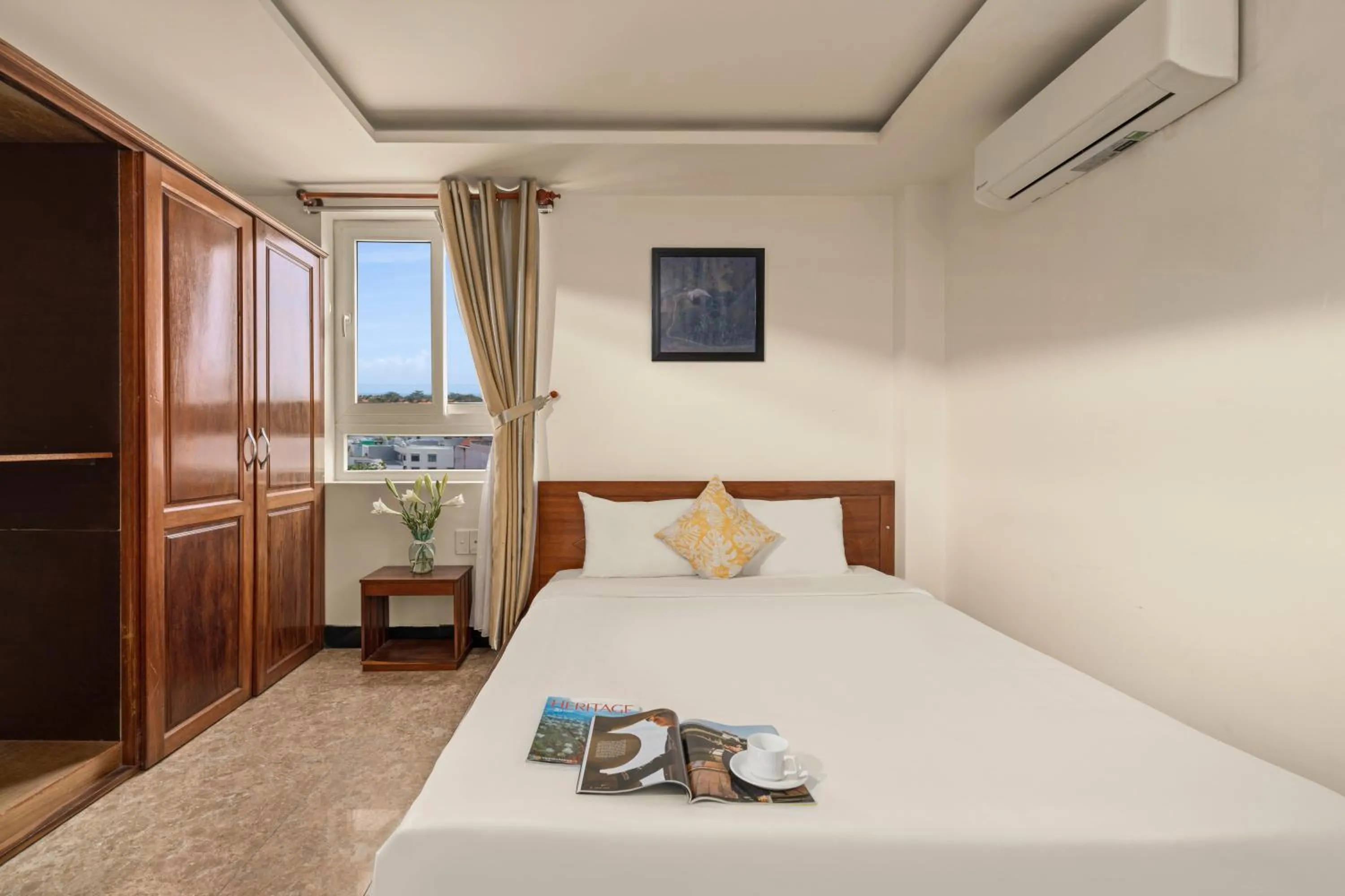 Bed in Titan Hotel Da Nang