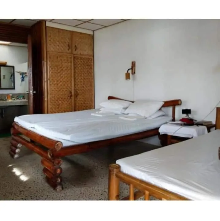 Bed in Costa Aguada Island Resort, Inampulugan Island, Sibunag, Guimaras