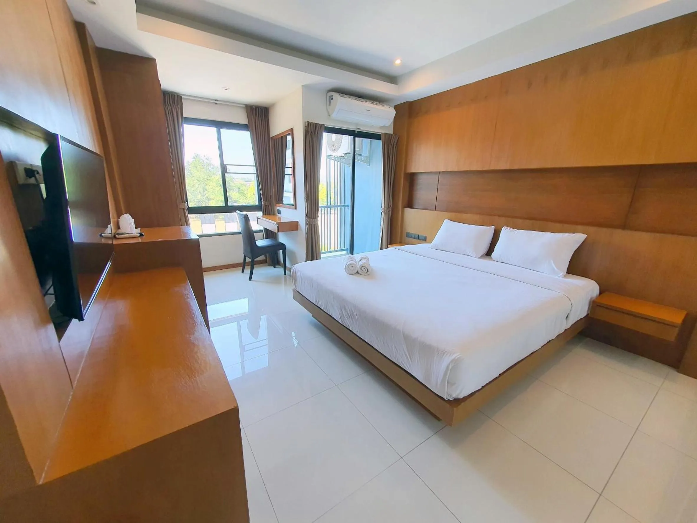 Bed in The D257 Hotel