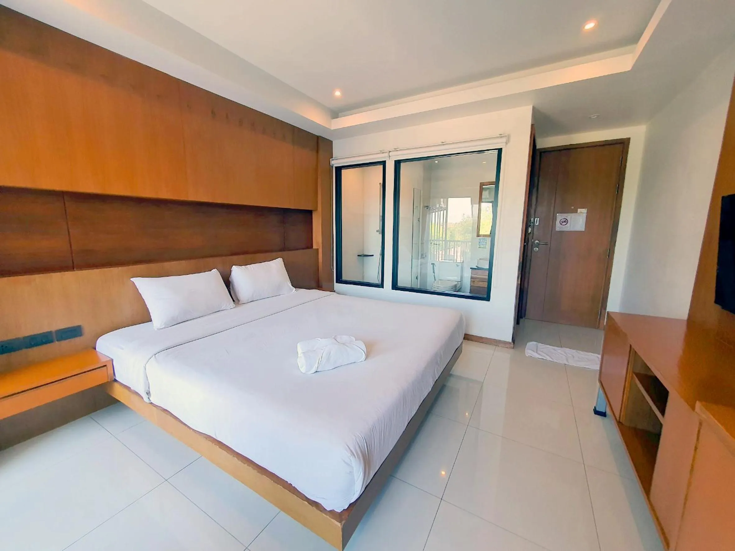 Bed in The D257 Hotel