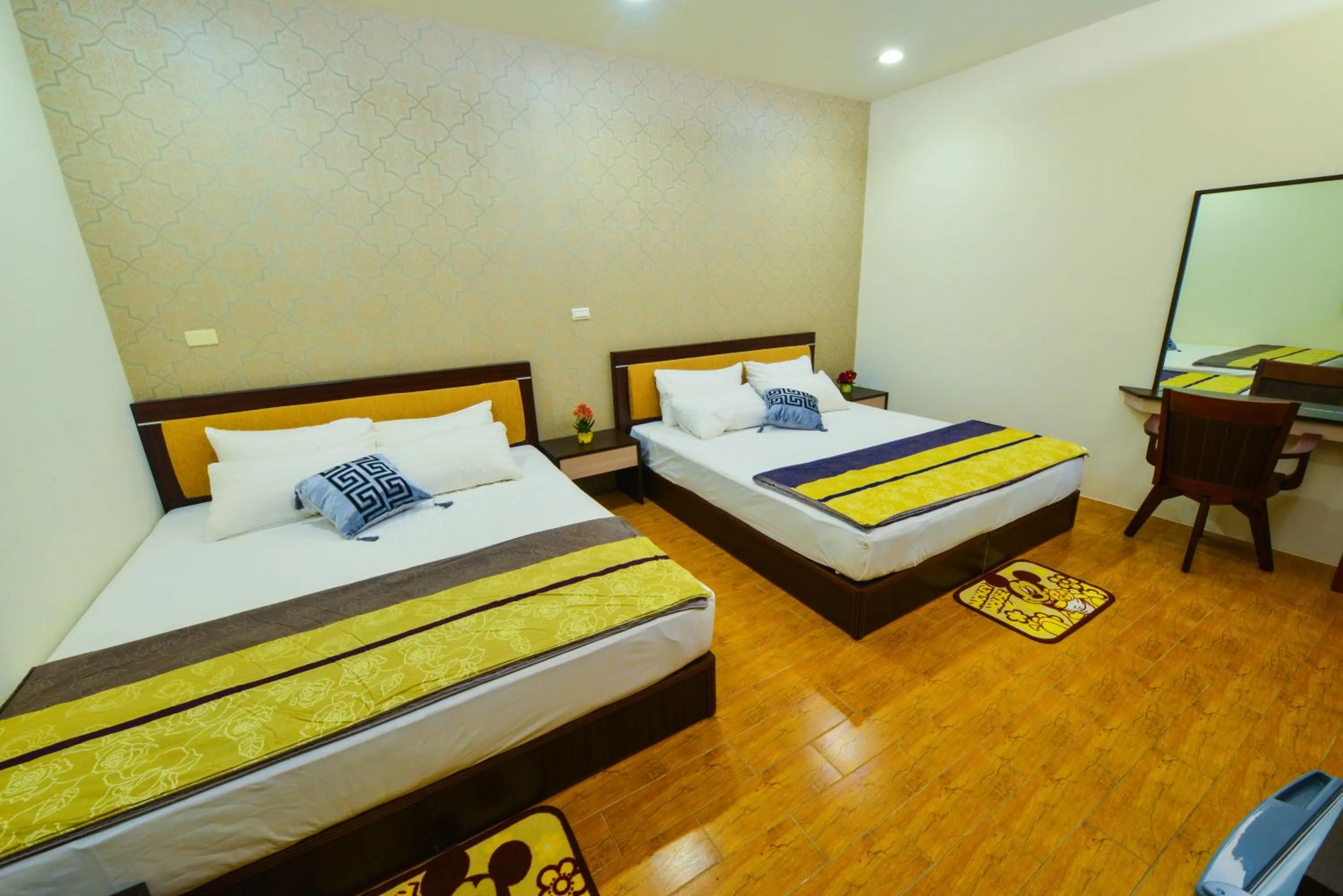 Decorative detail, Bed in 海角203民宿