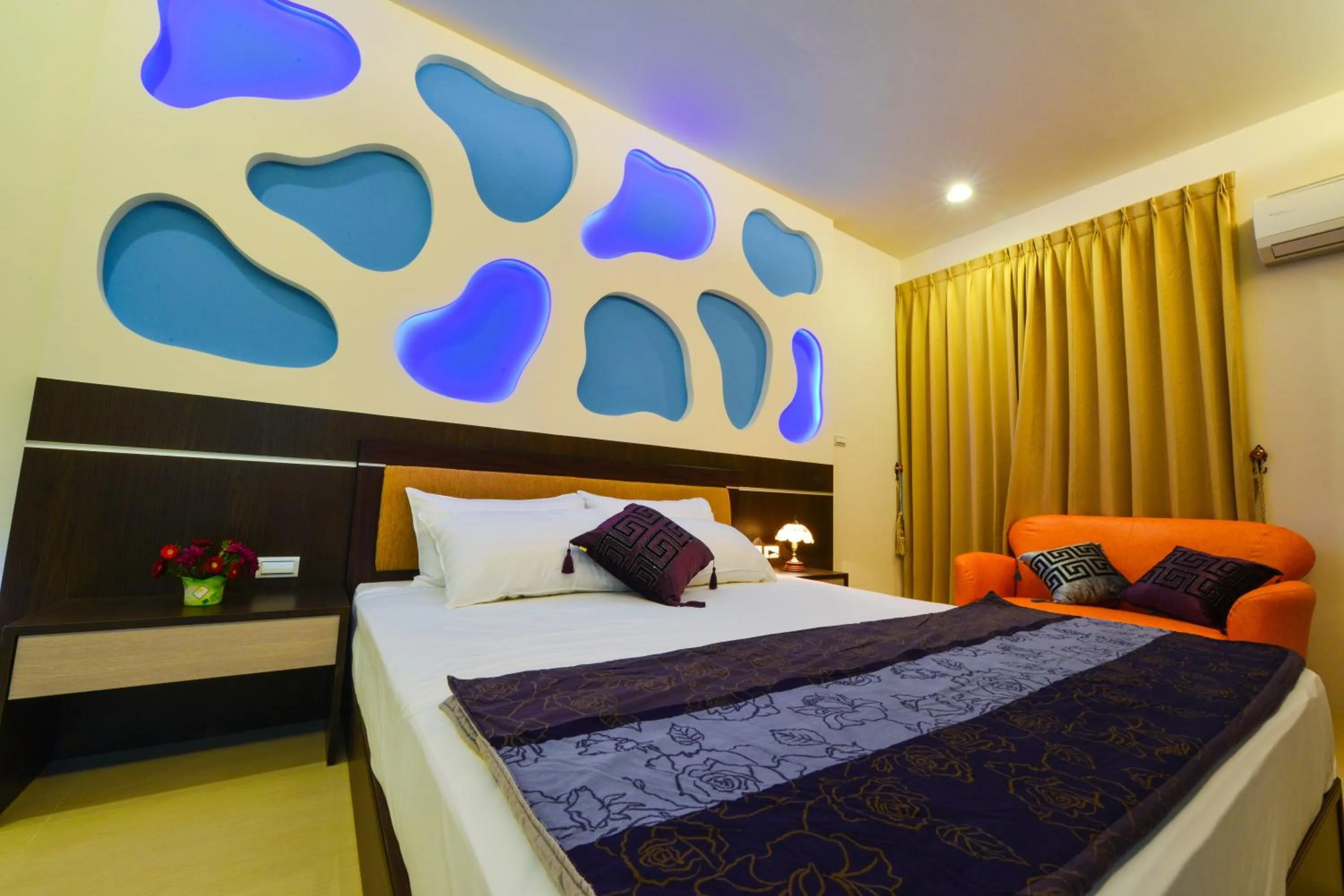 Decorative detail, Bed in 海角203民宿