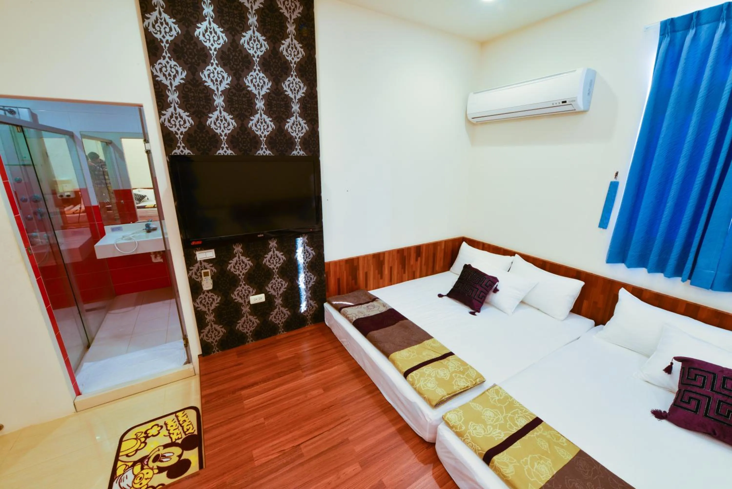 Decorative detail, Bed in 海角203民宿