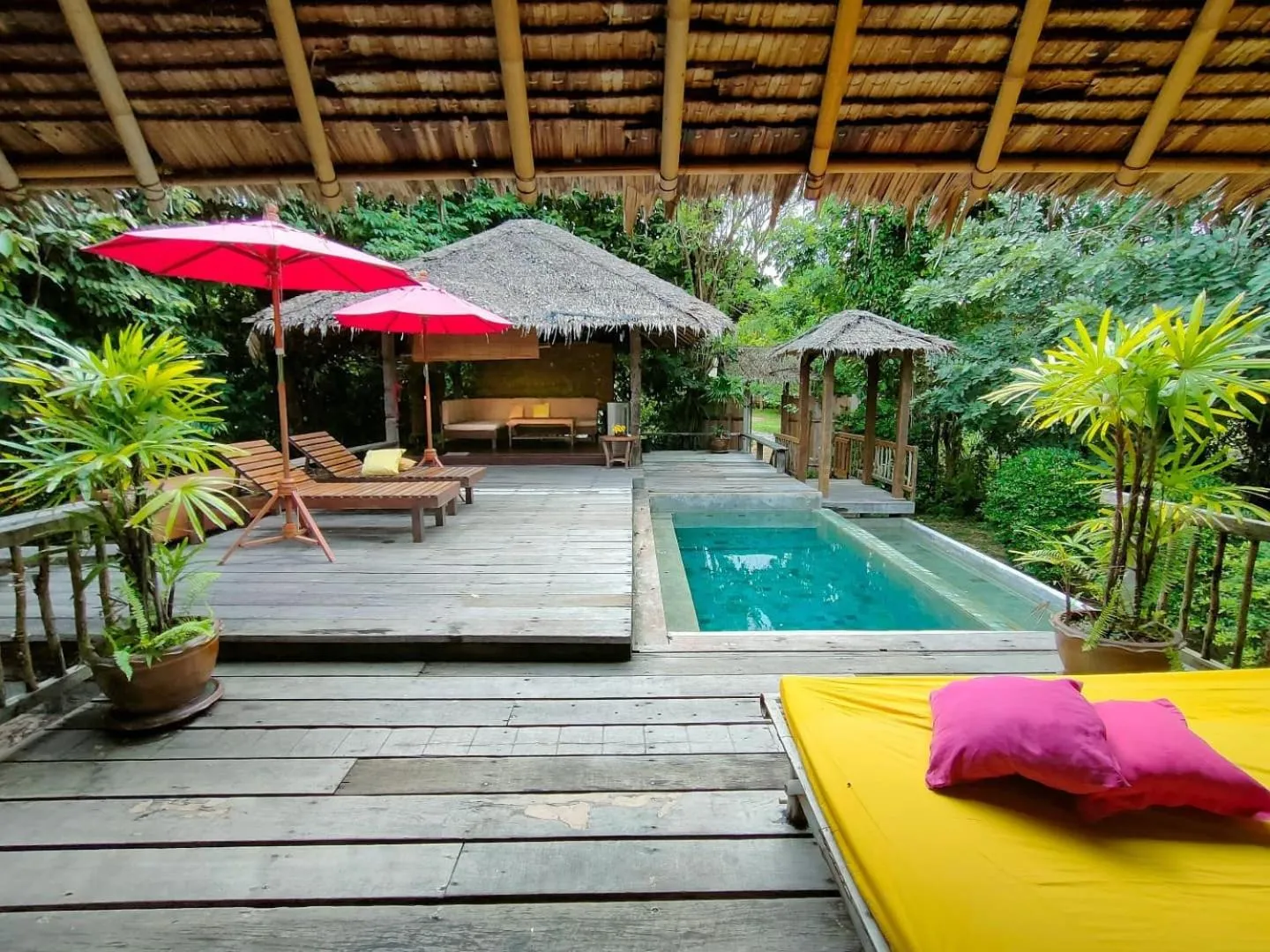 Patio in Thap Pala Cottage