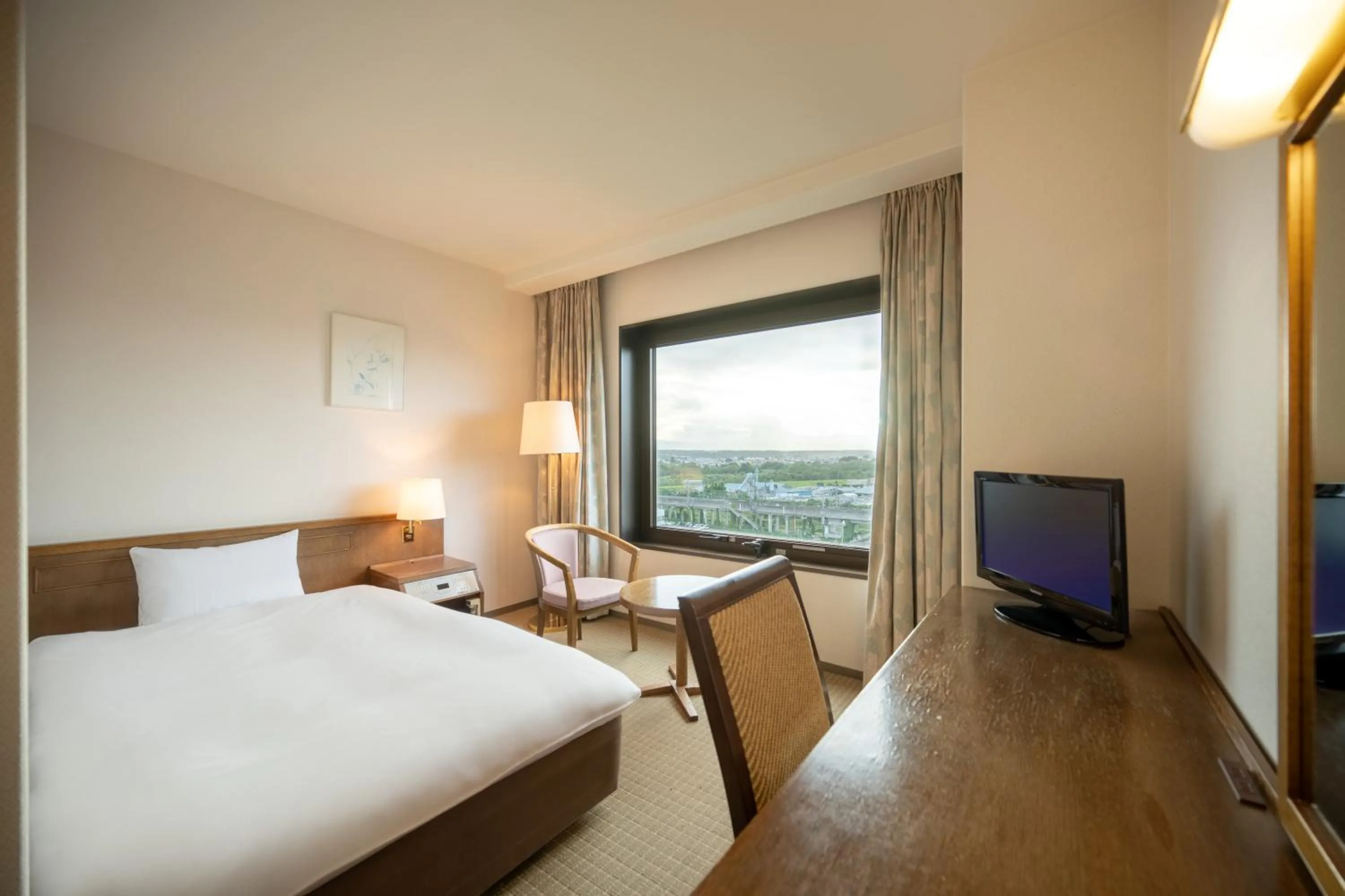 Bed in Hotel City Plaza Kitakami