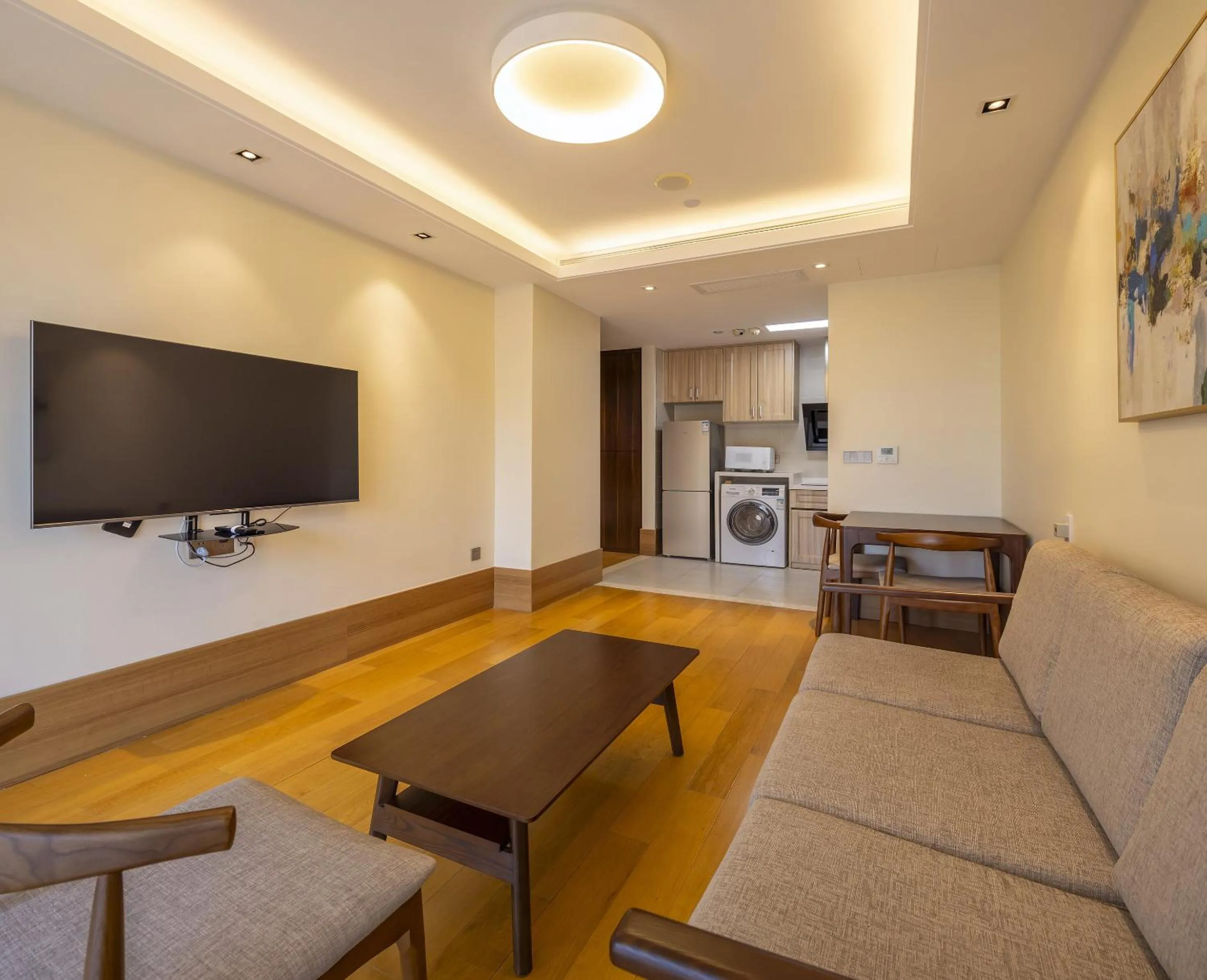 Living room in Green Court Place Jingqiao Middle Ring Shanghai