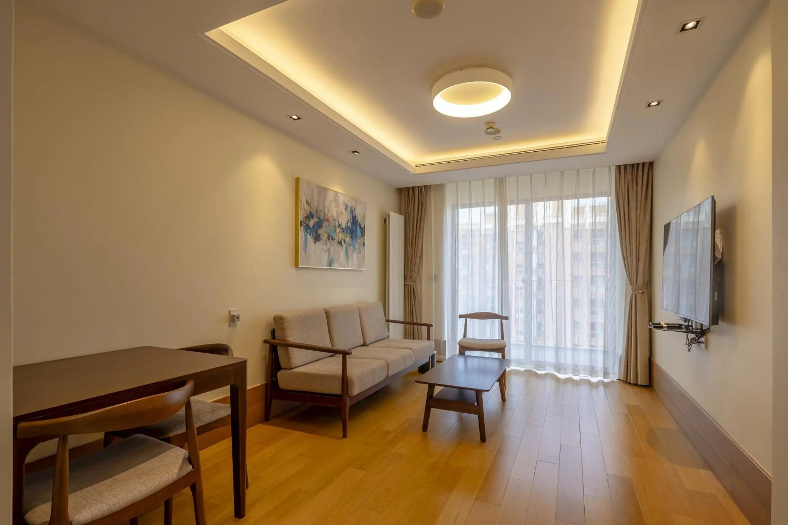 Living room in Green Court Place Jingqiao Middle Ring Shanghai