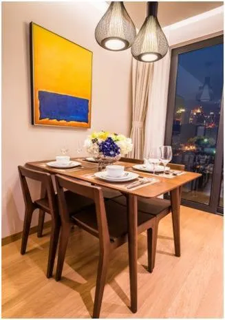 Dining area in Green Court Place Jingqiao Middle Ring Shanghai