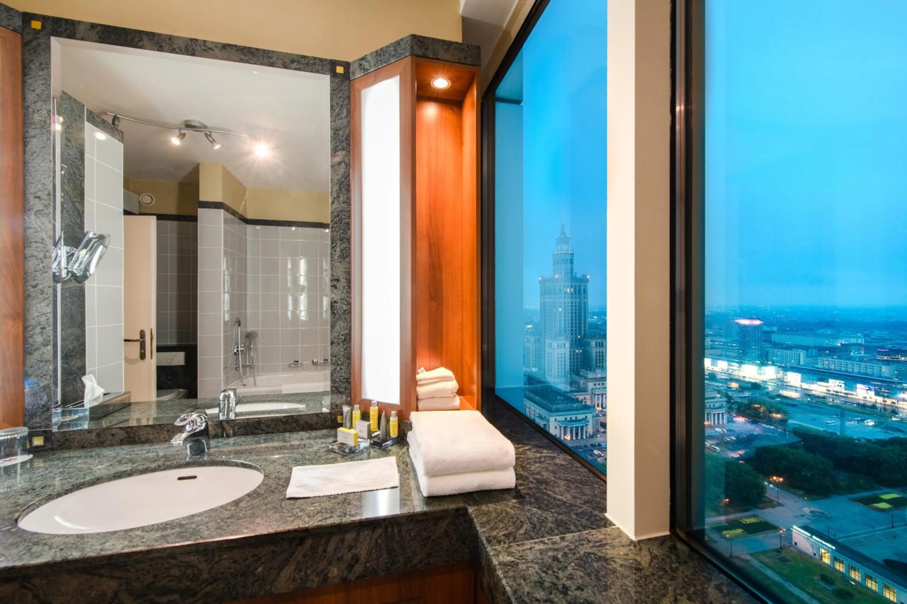 Bathroom in Warsaw Presidential Hotel