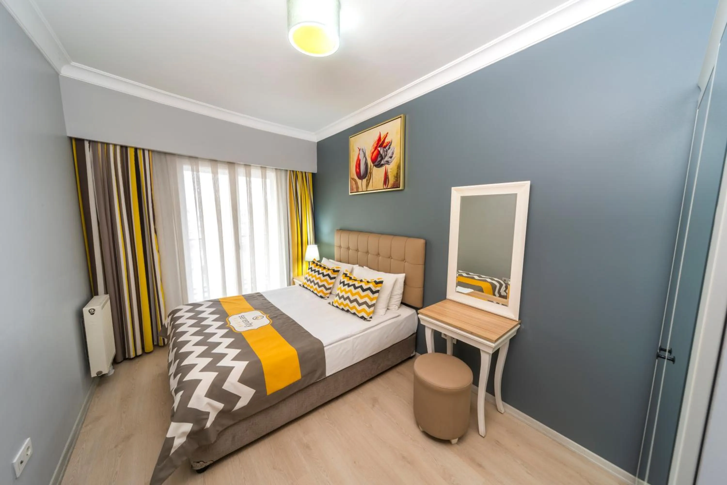 Bed in Serenity Suites Istanbul Airport