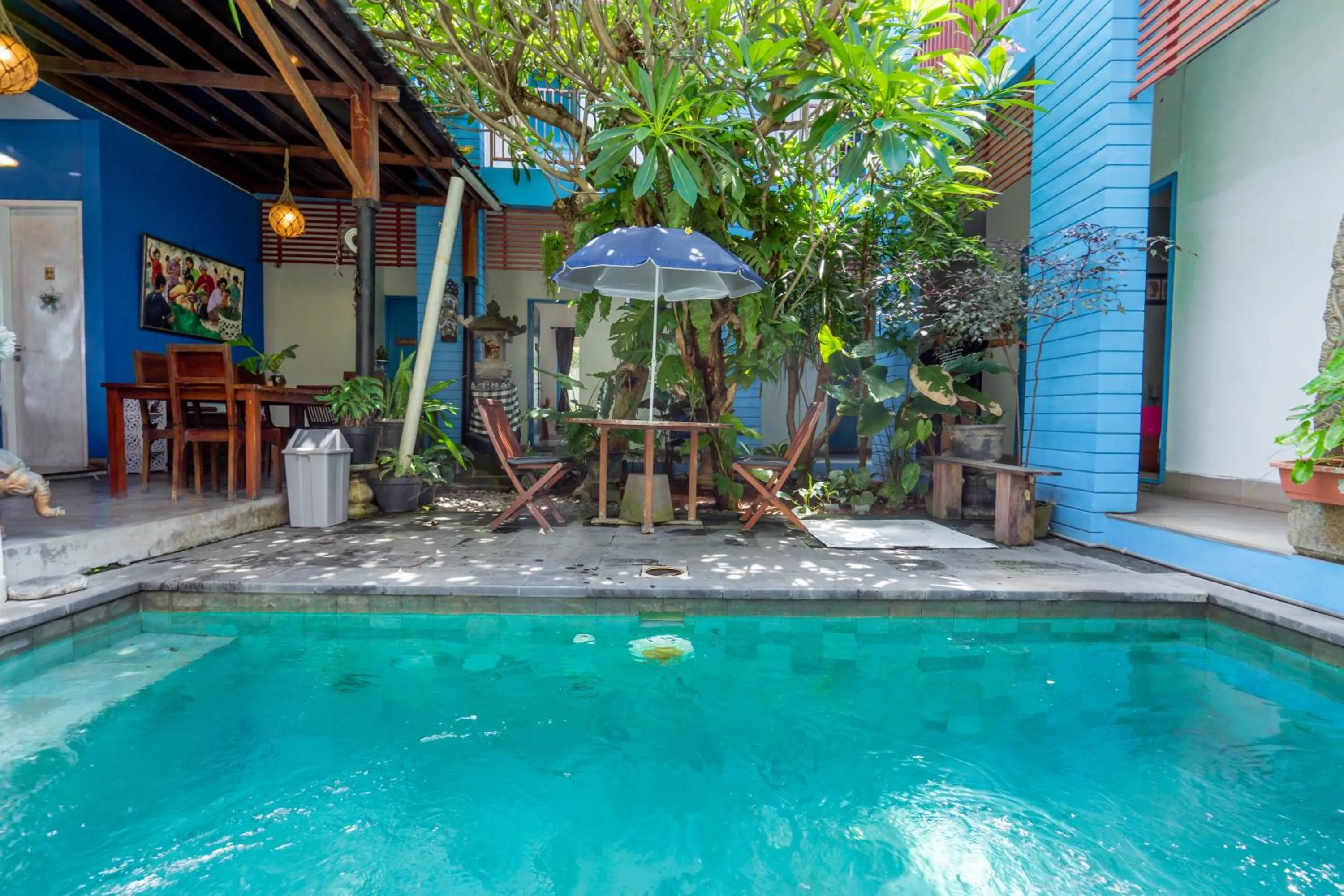 Swimming pool in RedDoorz near Pantai Sanur Bali