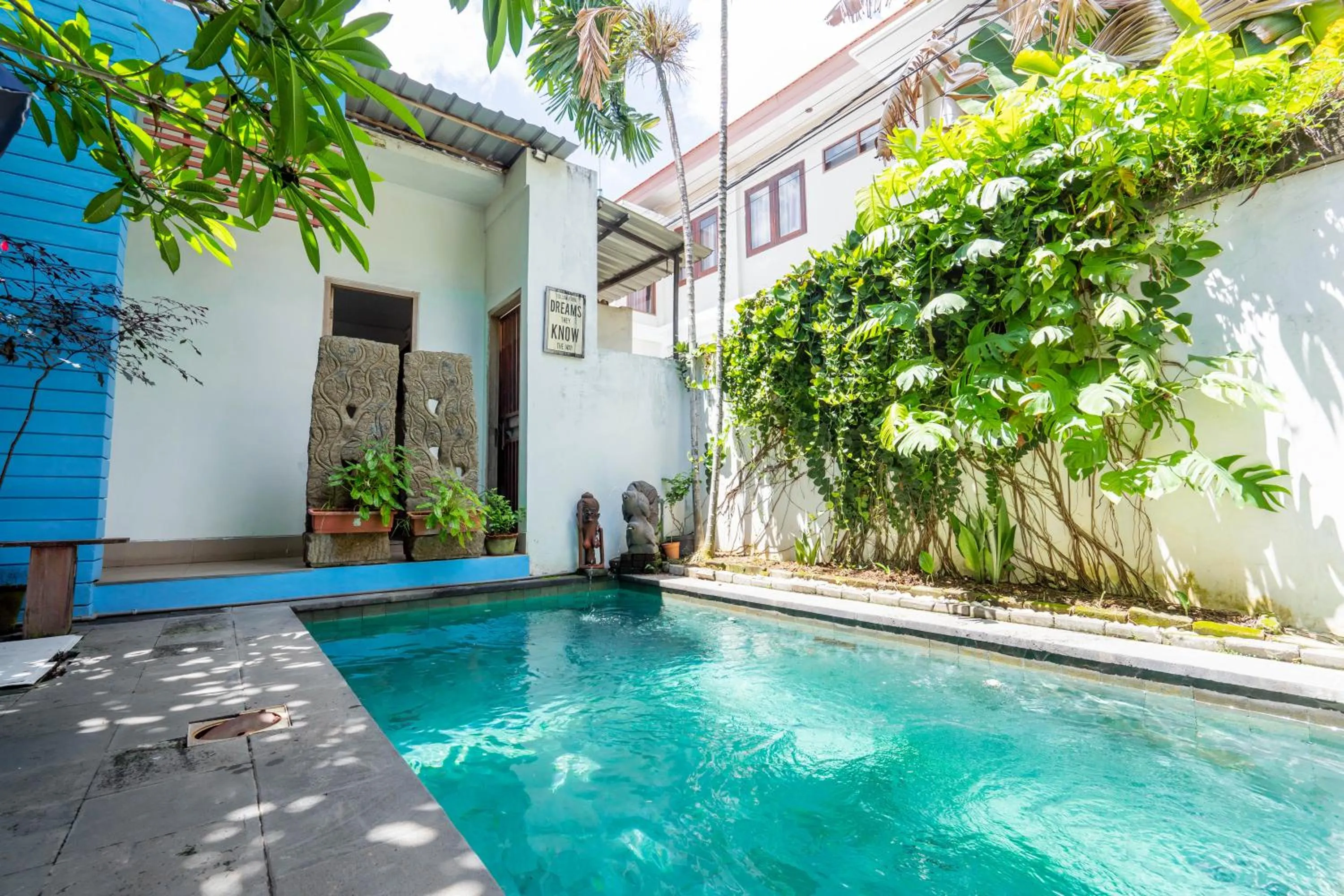 Swimming pool in RedDoorz near Pantai Sanur Bali
