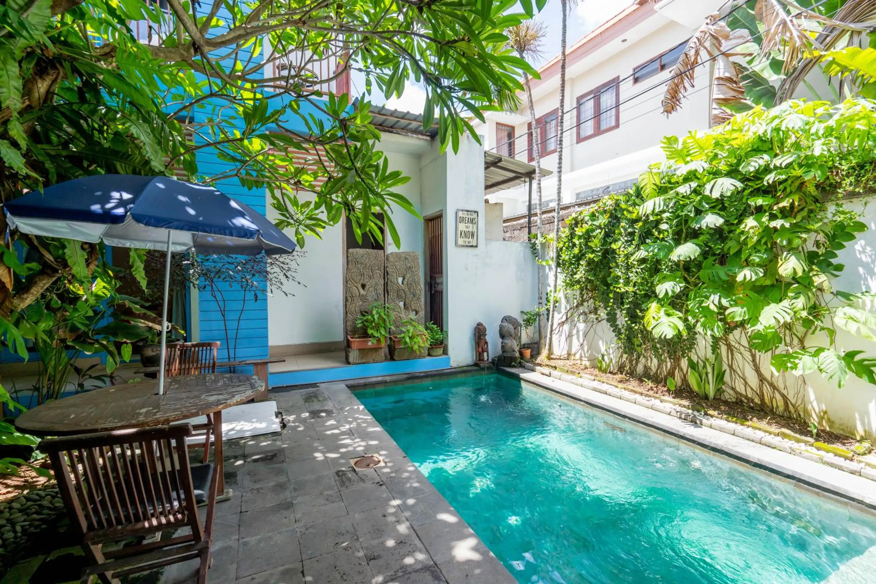 Swimming pool in RedDoorz near Pantai Sanur Bali