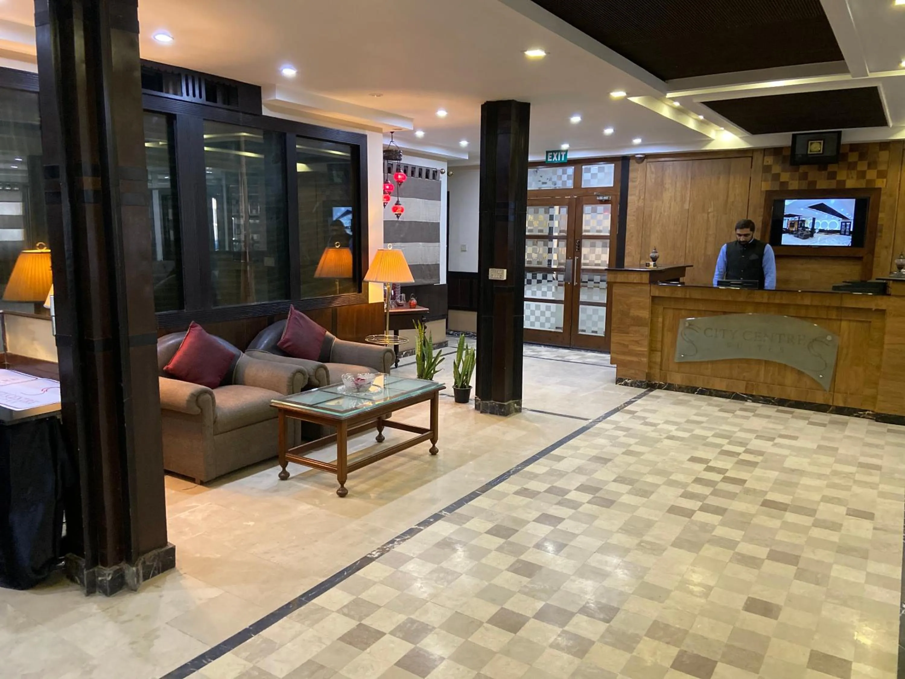 Lobby or reception in City Centre Suites