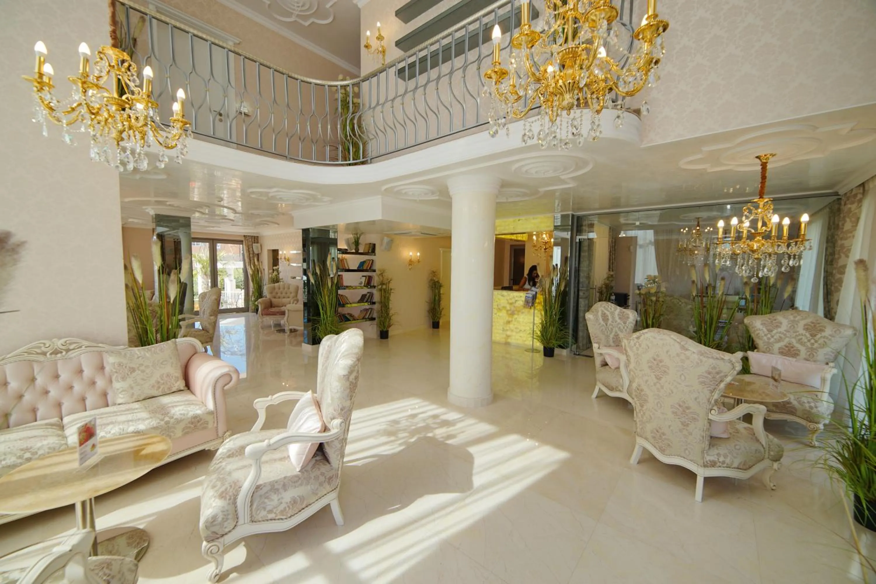 Lobby or reception in Harmony Suites Saint Vlas