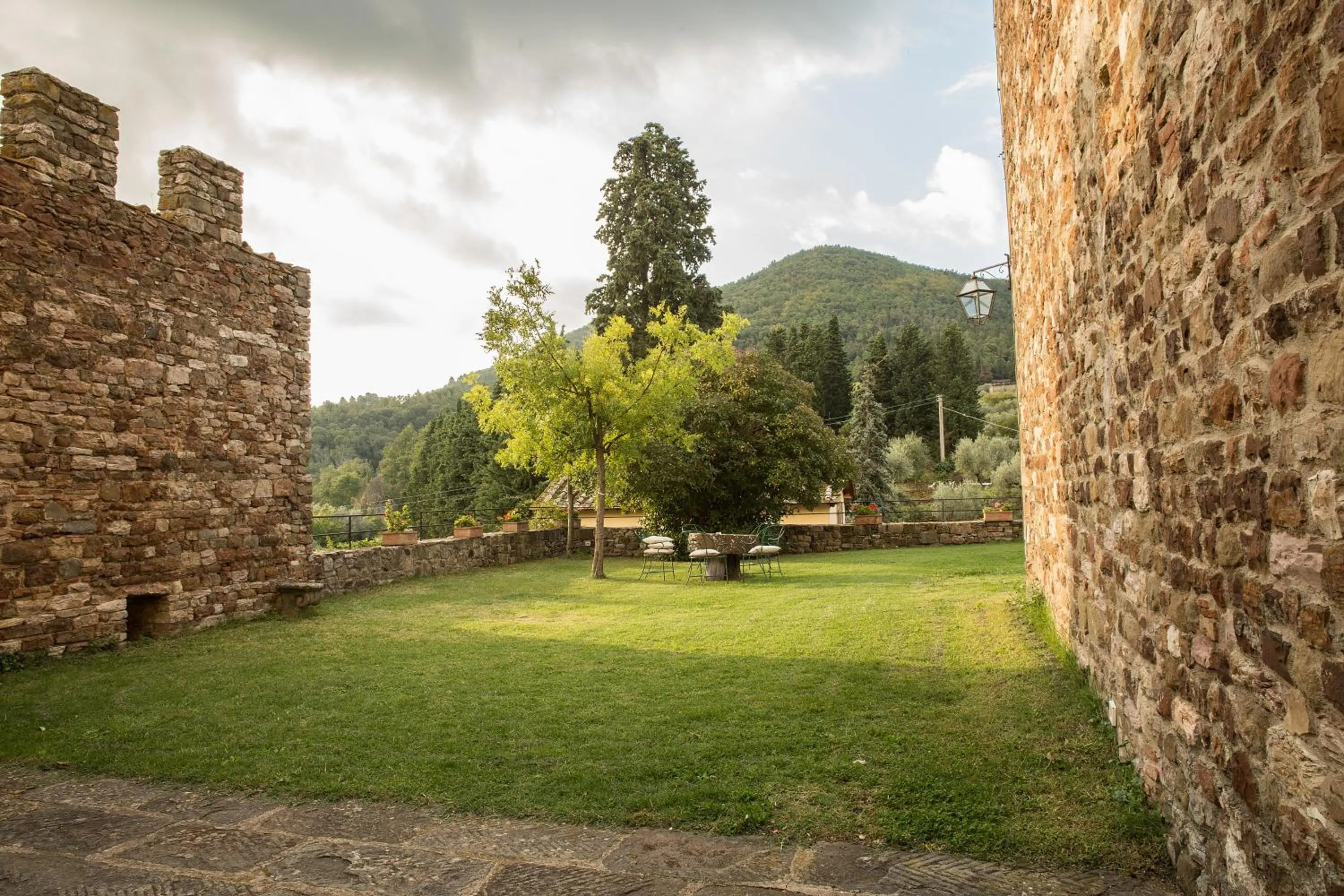 Garden view in Castello di Mugnana