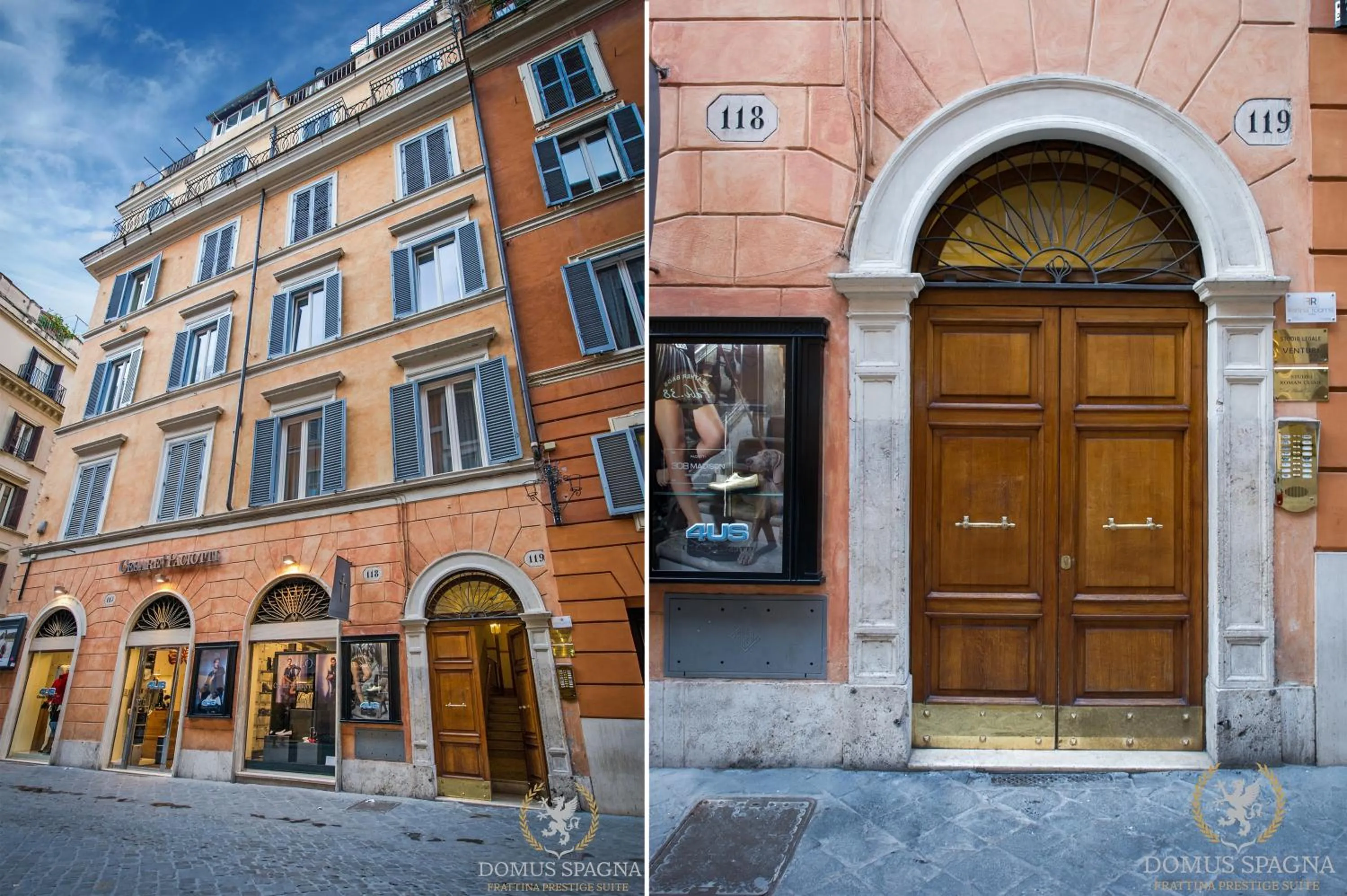 Facade/entrance in Domus Spagna Frattina
