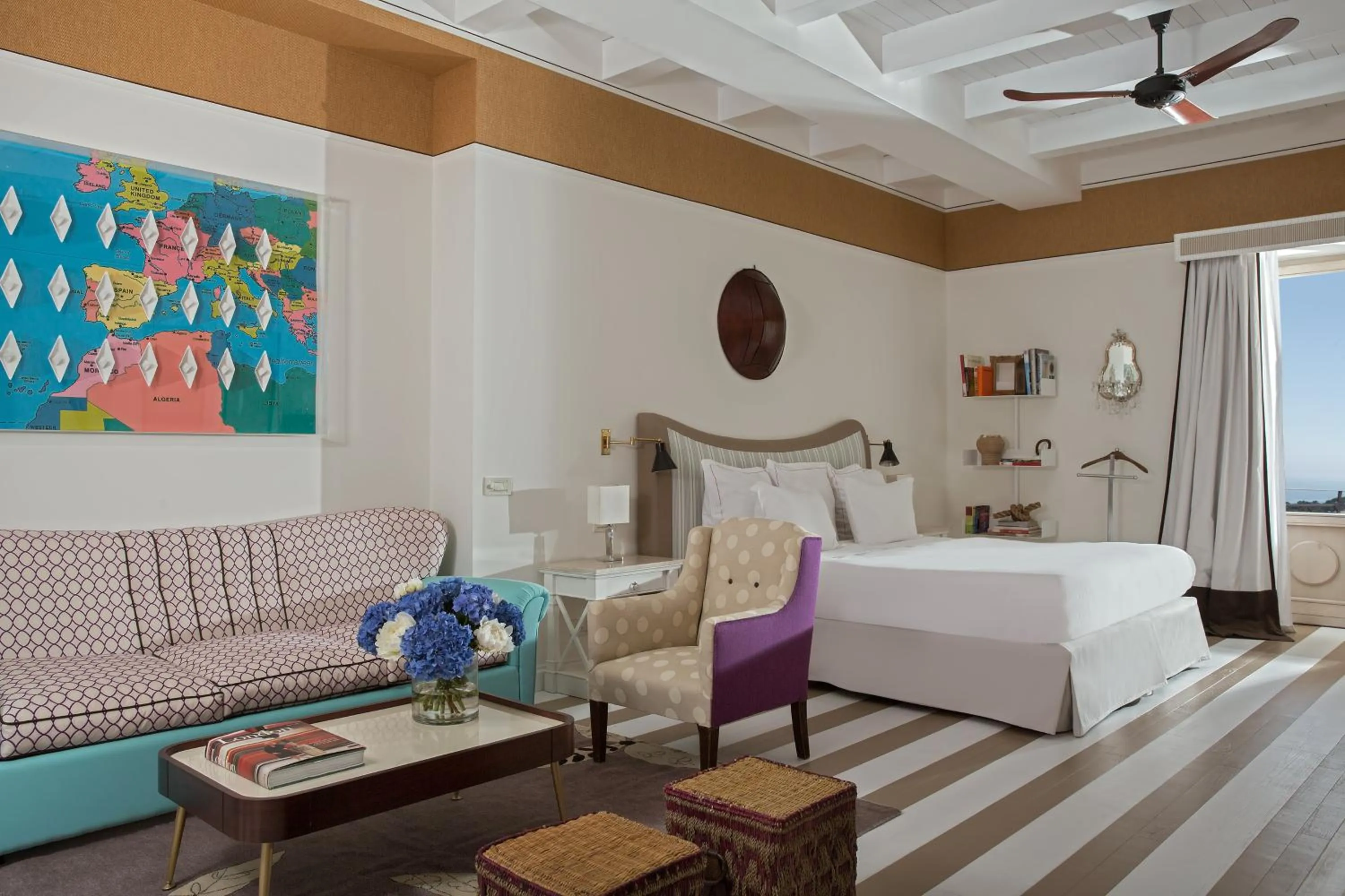 Photo of the whole room, Bed in Capri Tiberio Palace - The Leading Hotels of the World