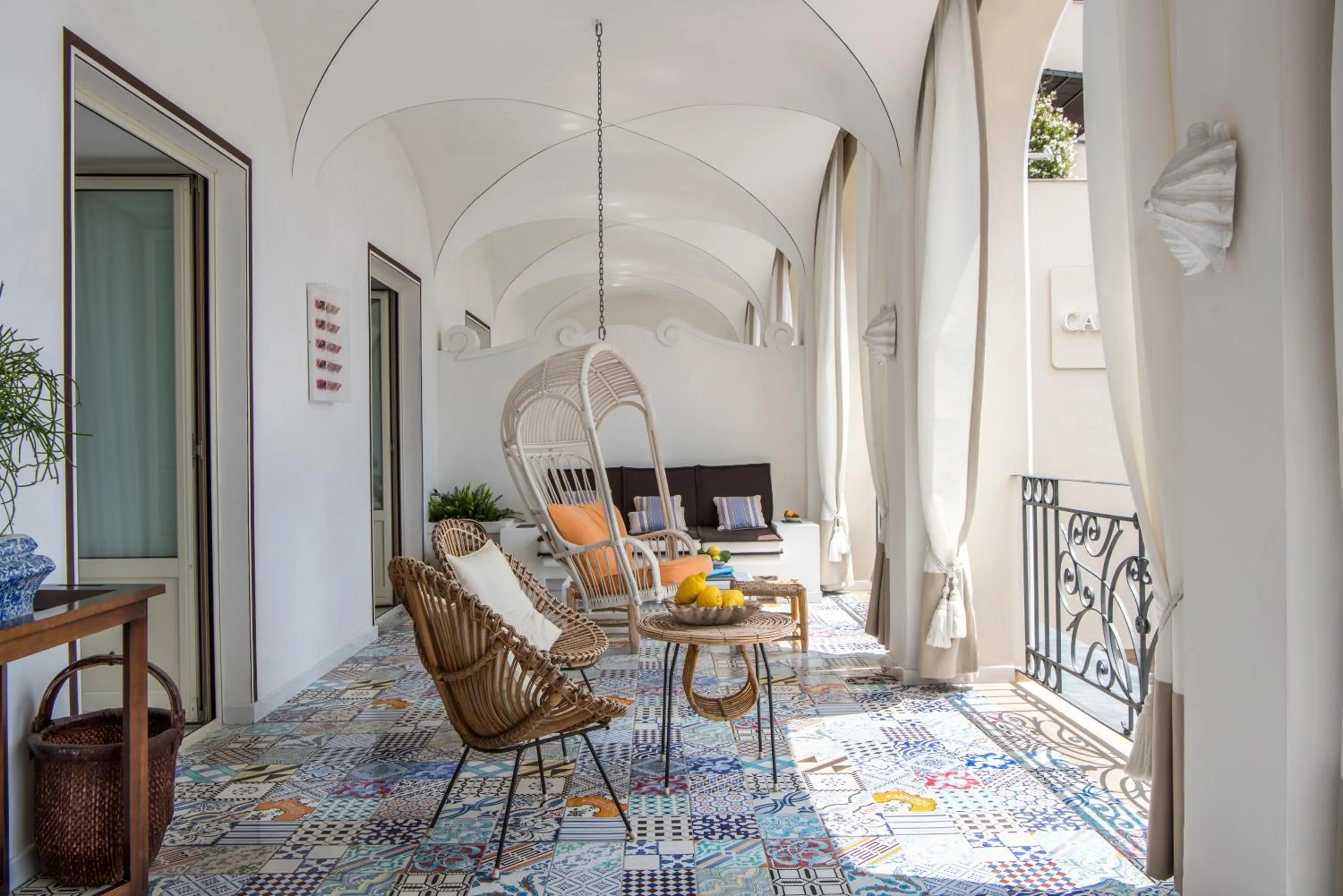 Balcony/Terrace in Capri Tiberio Palace - The Leading Hotels of the World