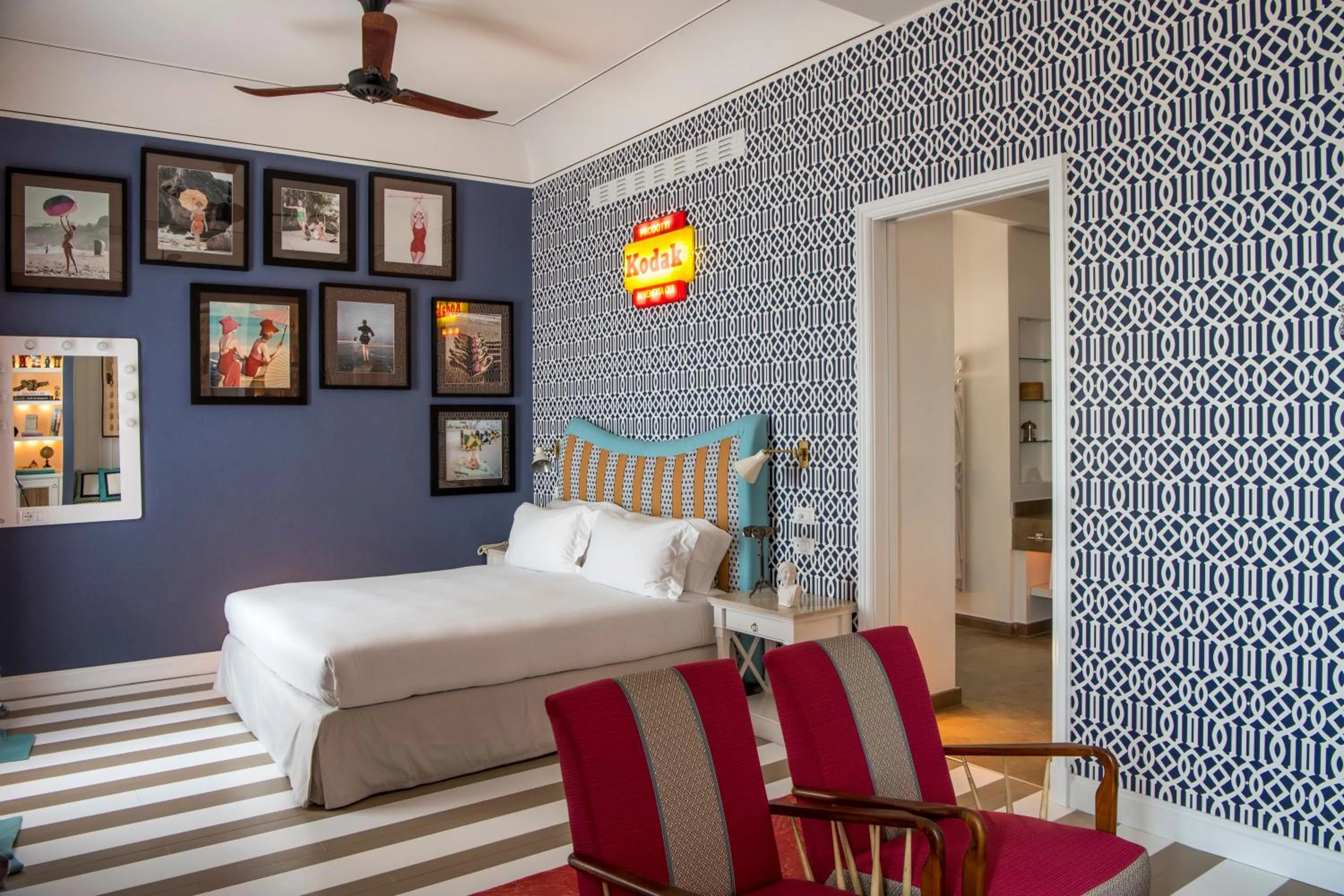 Bedroom, Bed in Capri Tiberio Palace - The Leading Hotels of the World