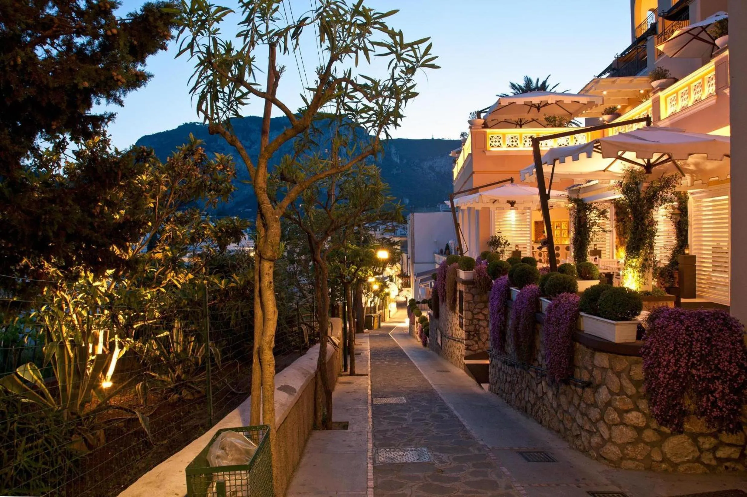 Facade/entrance in Capri Tiberio Palace - The Leading Hotels of the World