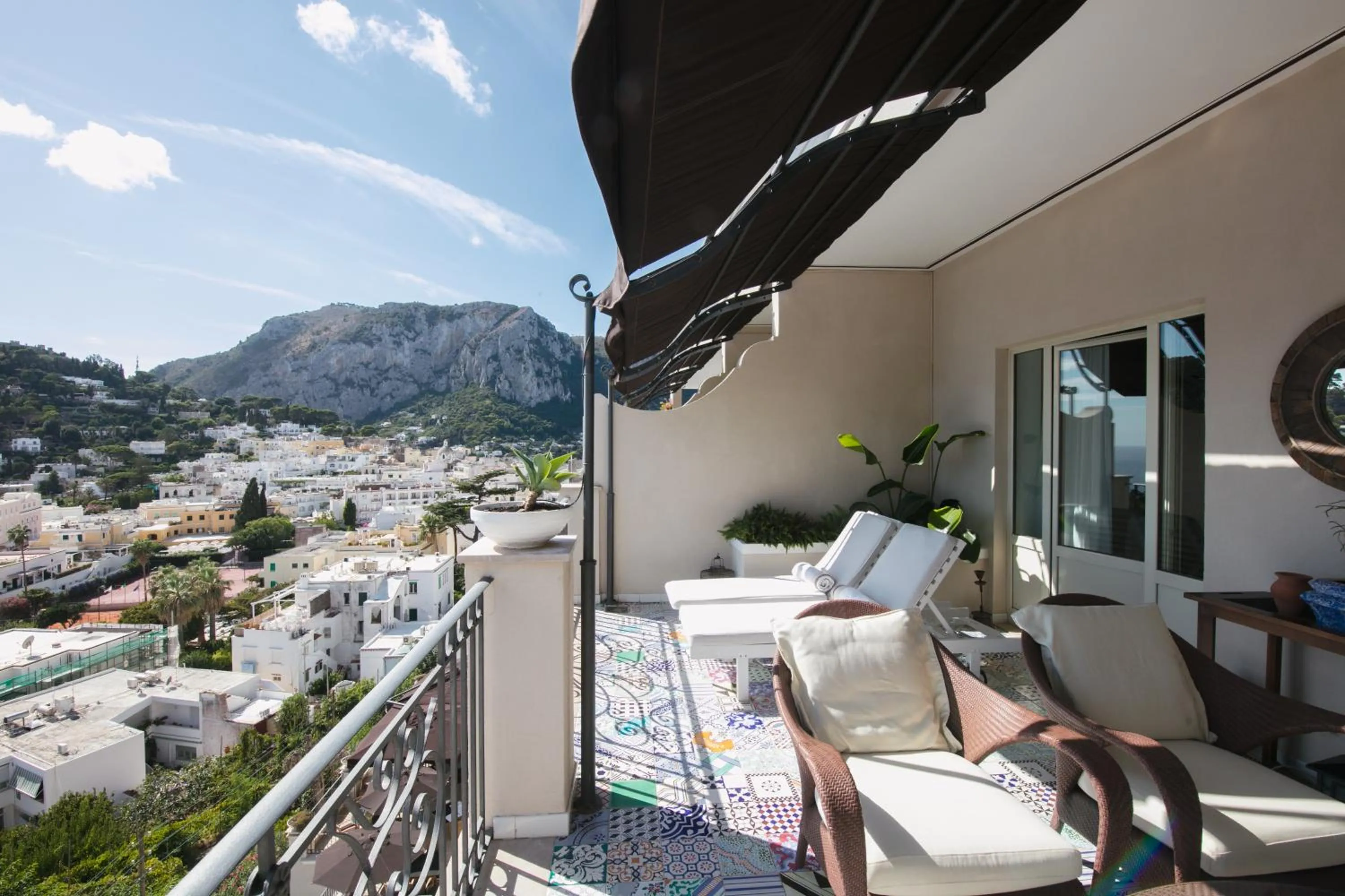 Balcony/Terrace in Capri Tiberio Palace - The Leading Hotels of the World