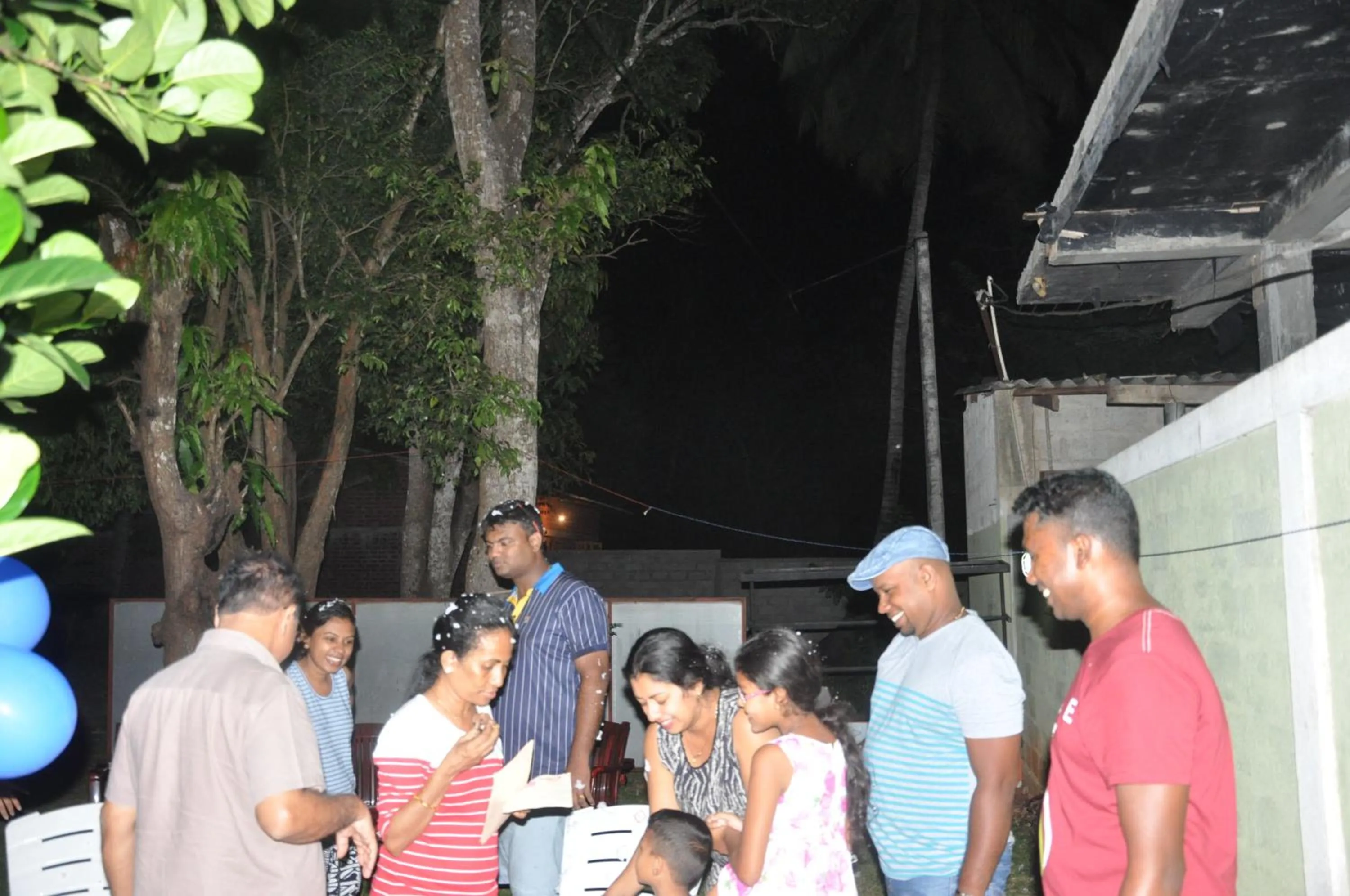 Family in White Guest