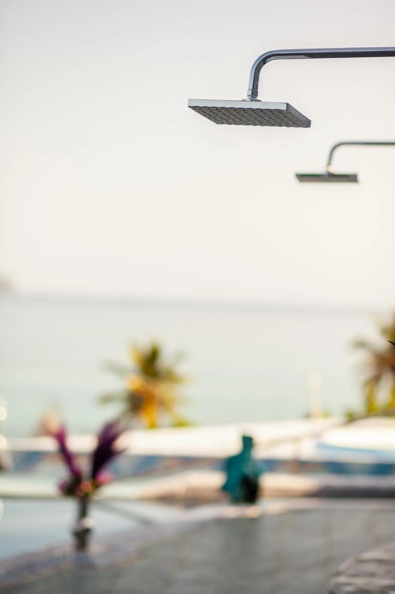 Shower in Sunset Samana