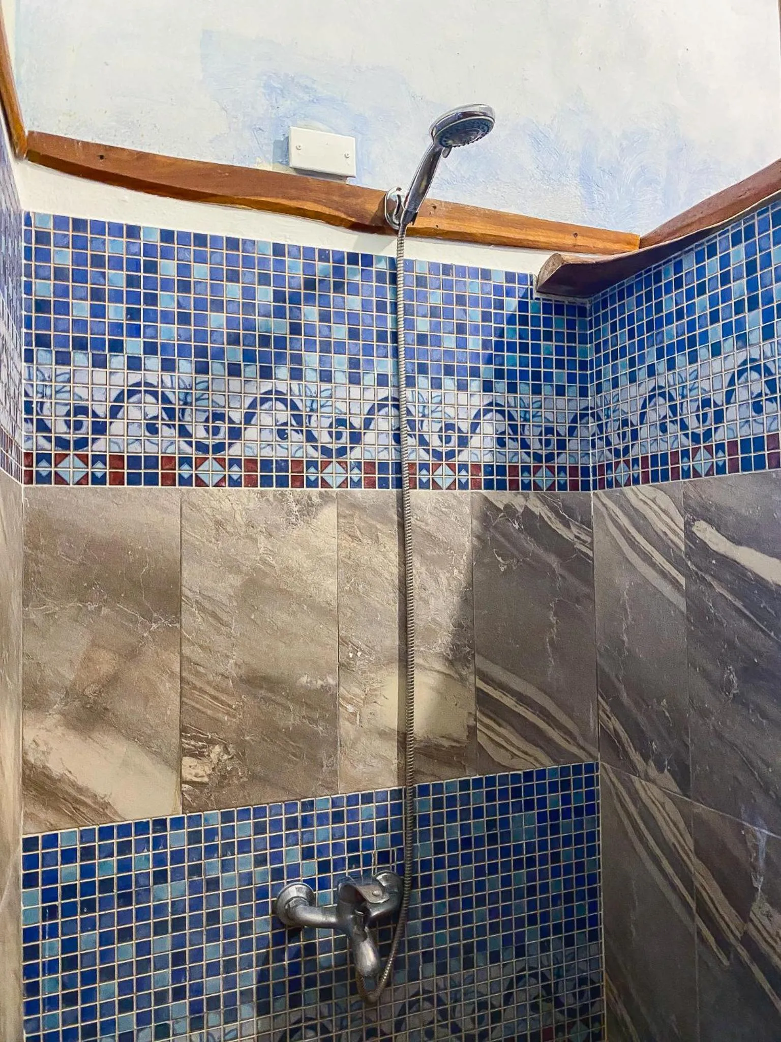 Shower in Sunset Samana