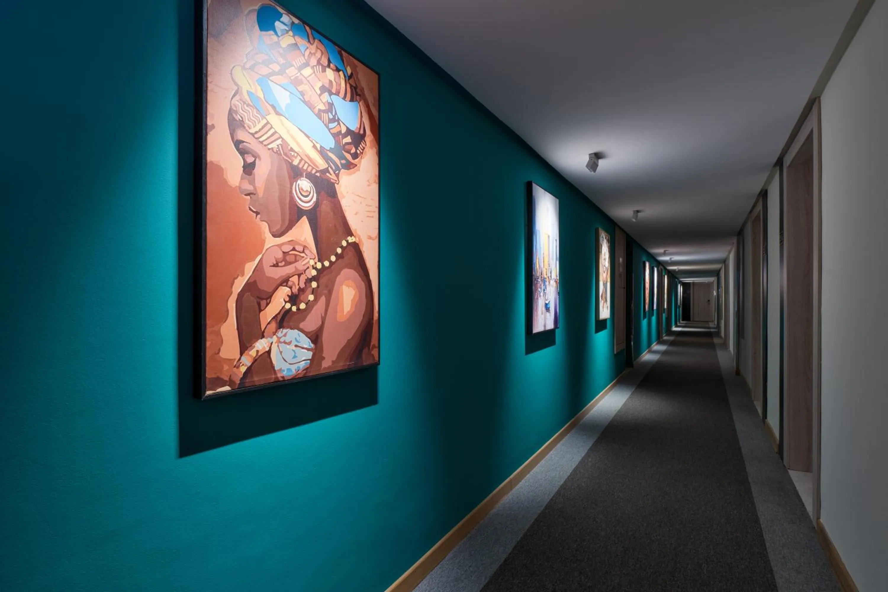 Decorative detail in Rihab Hotel