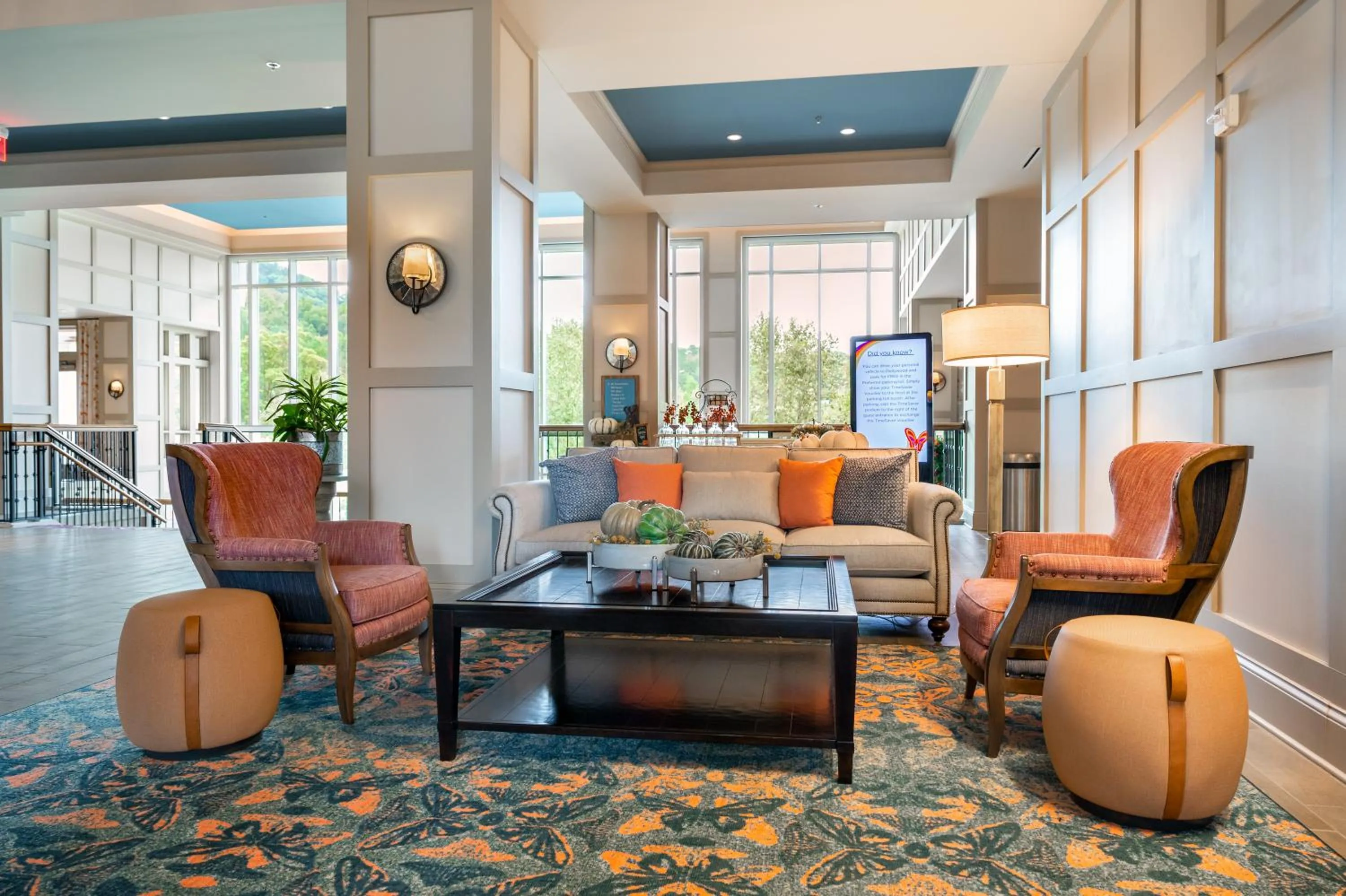 Facade/entrance in Dollywood's DreamMore Resort and Spa