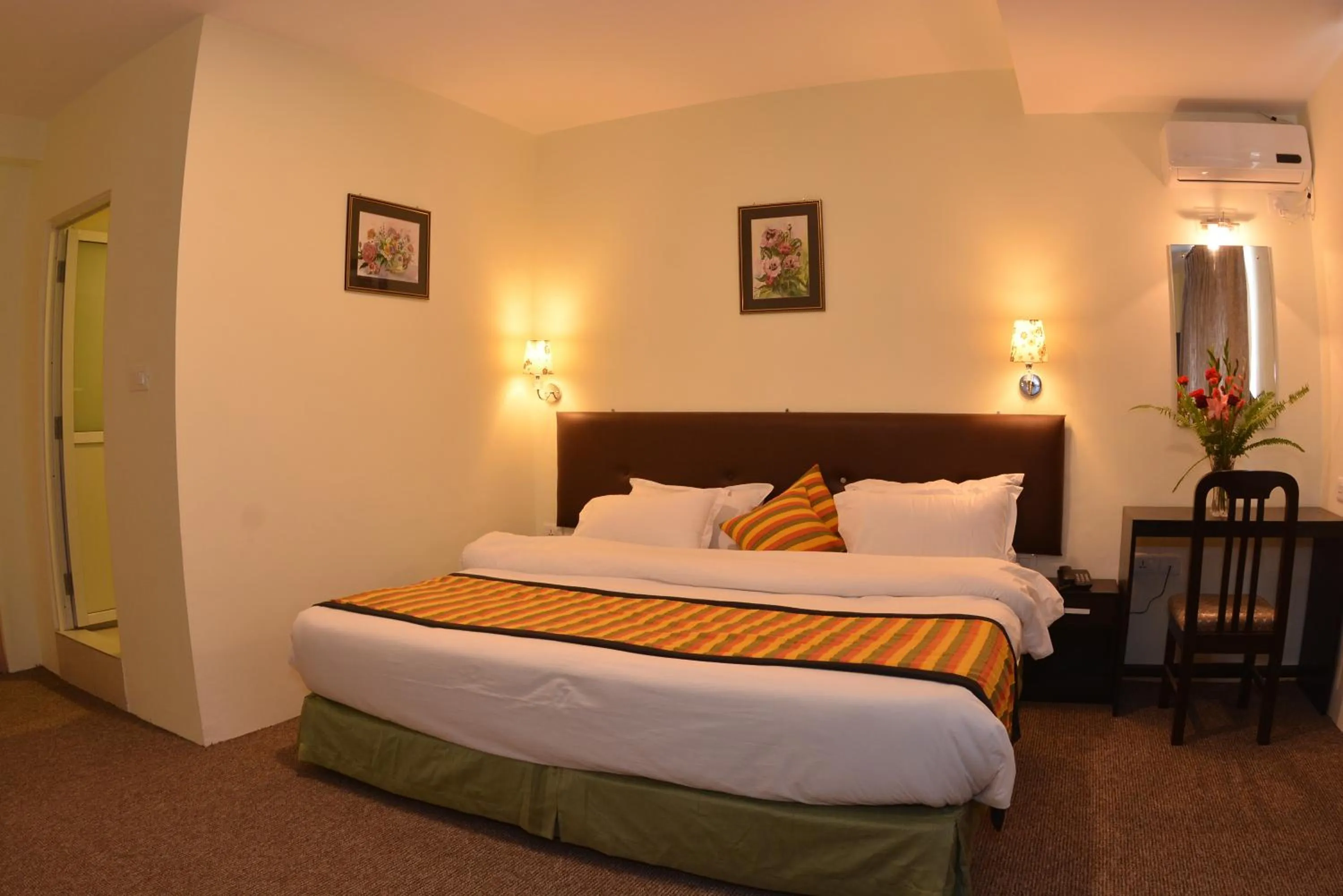 Bedroom, Bed in Hotel Serenity Kathmandu