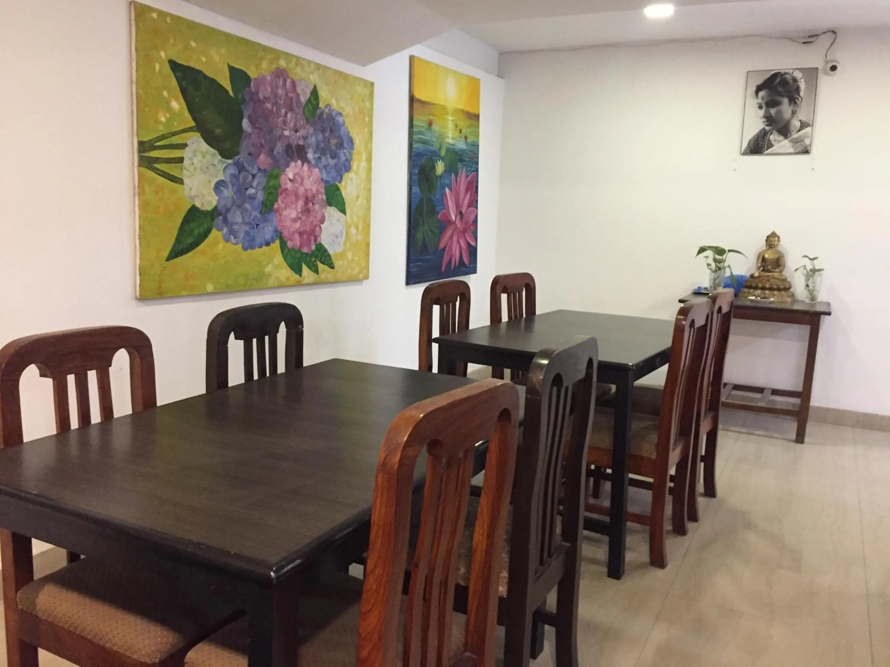 Dining area in Hotel Serenity Kathmandu